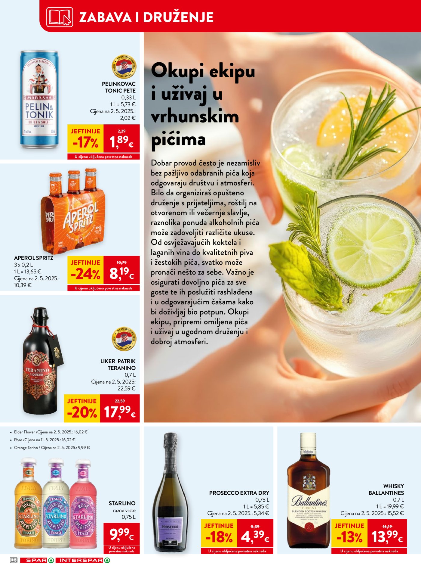 SPAR INTERSPAR katalog Akcija 17.06. - 23.06.2026.