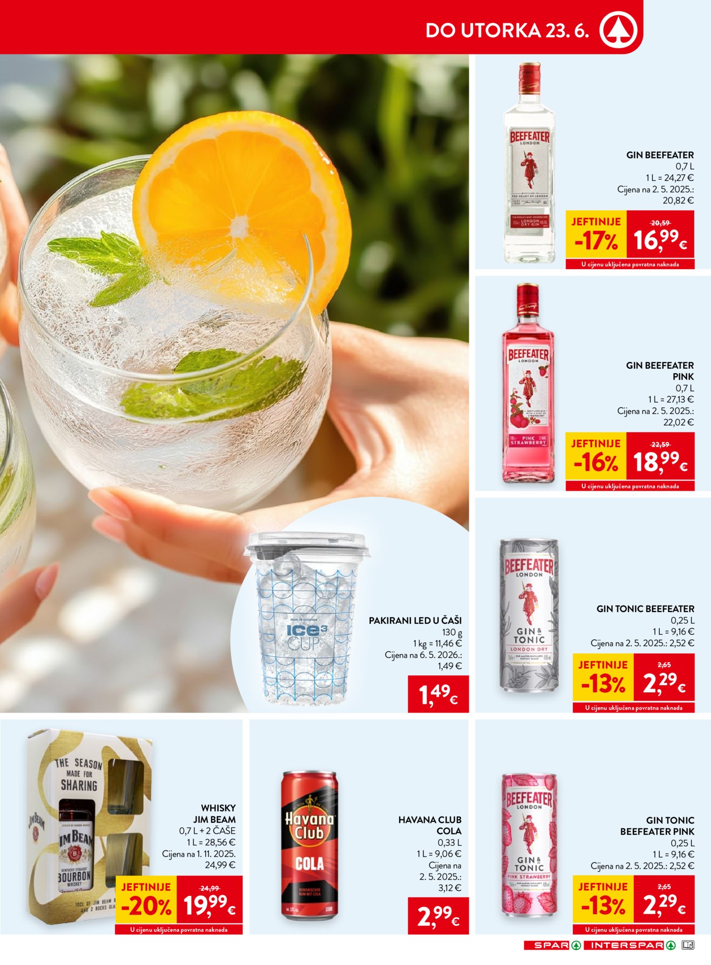 SPAR INTERSPAR katalog Akcija 17.06. - 23.06.2026.