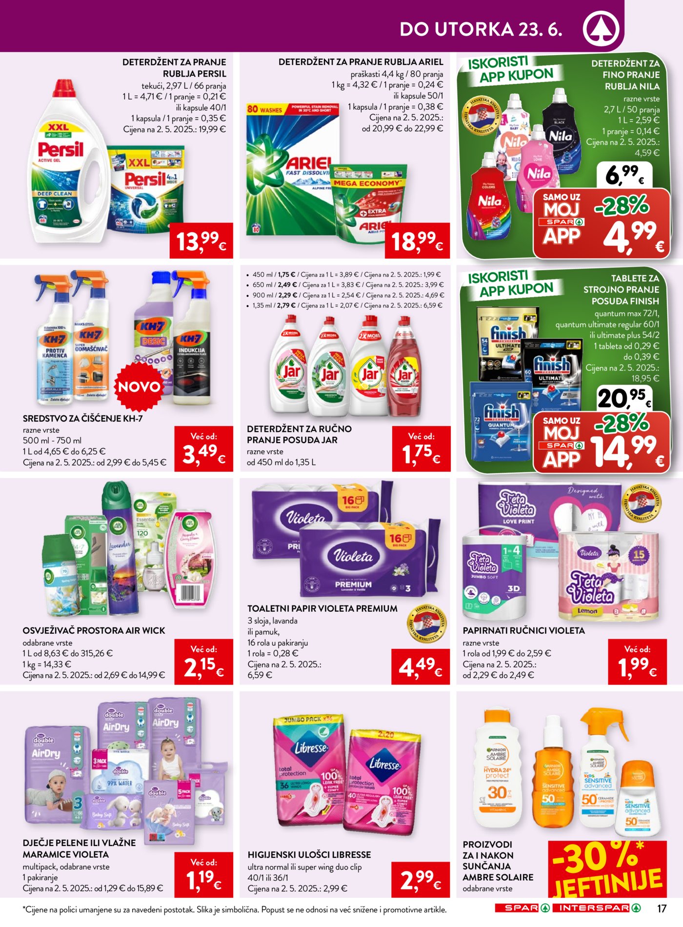SPAR INTERSPAR katalog Akcija 17.06. - 23.06.2026.