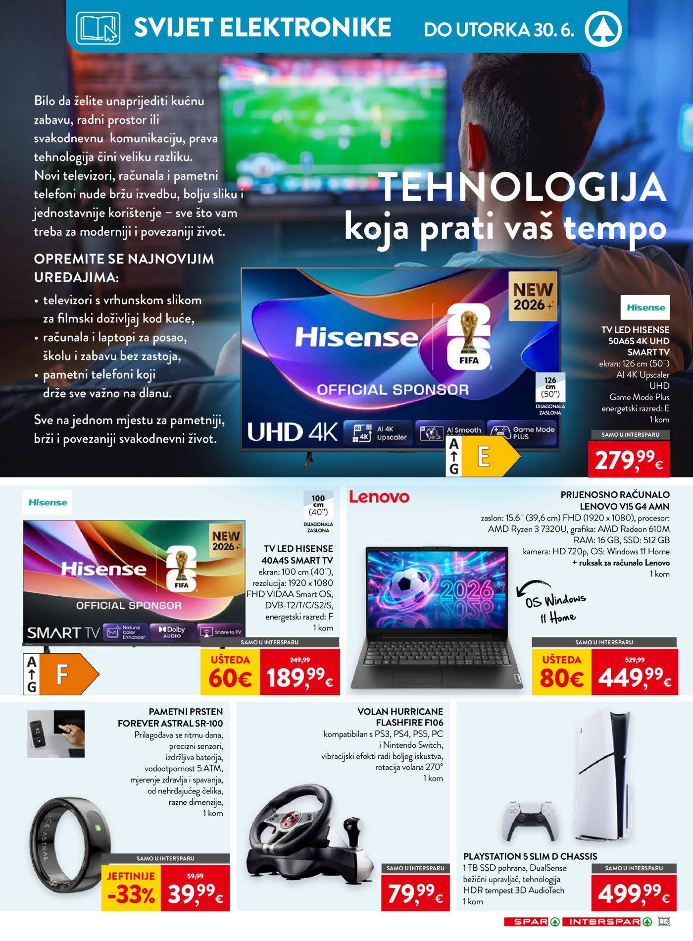 SPAR INTERSPAR katalog Akcija 17.06. - 23.06.2026.
