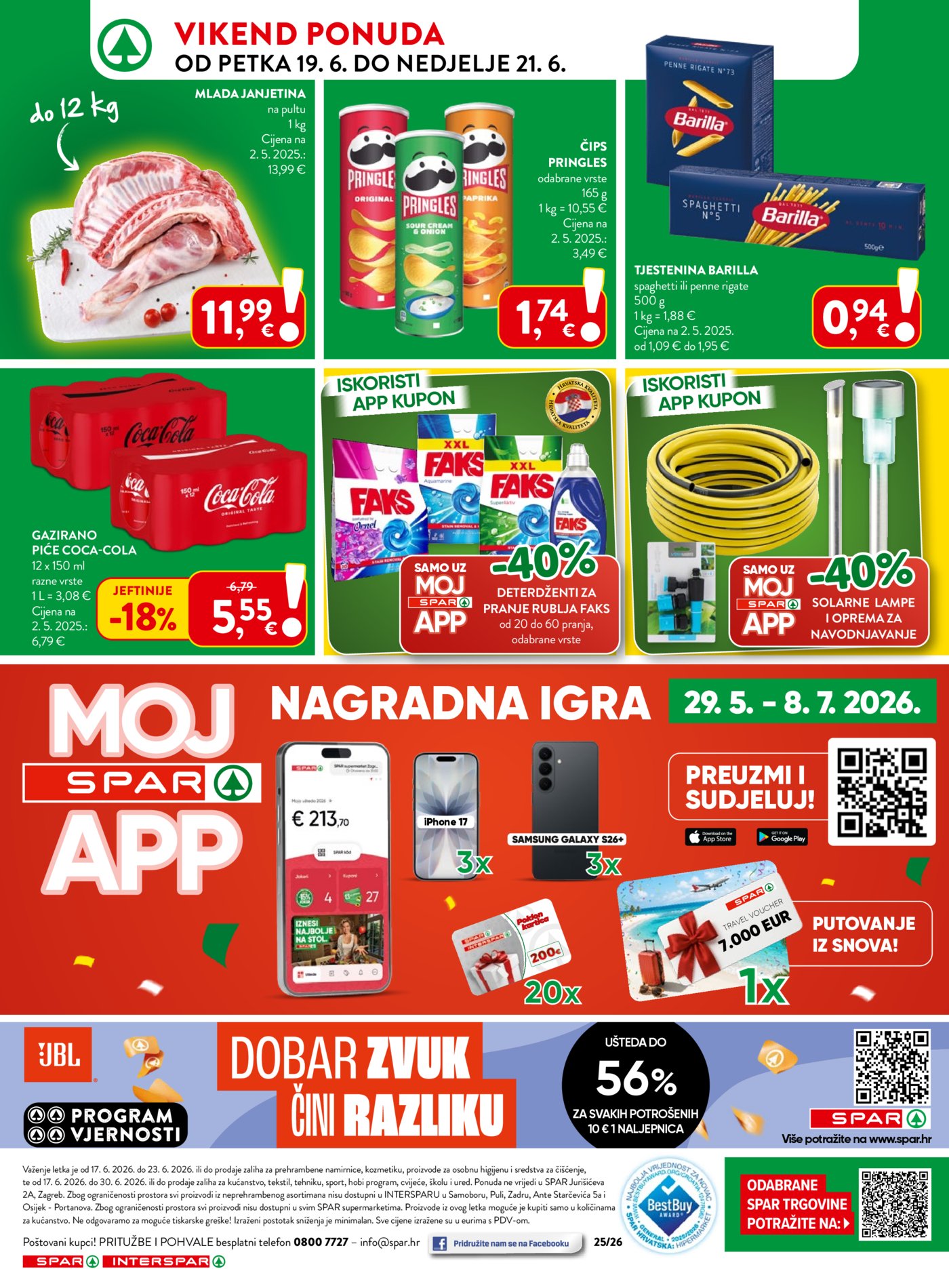 SPAR INTERSPAR katalog Akcija 17.06. - 23.06.2026.