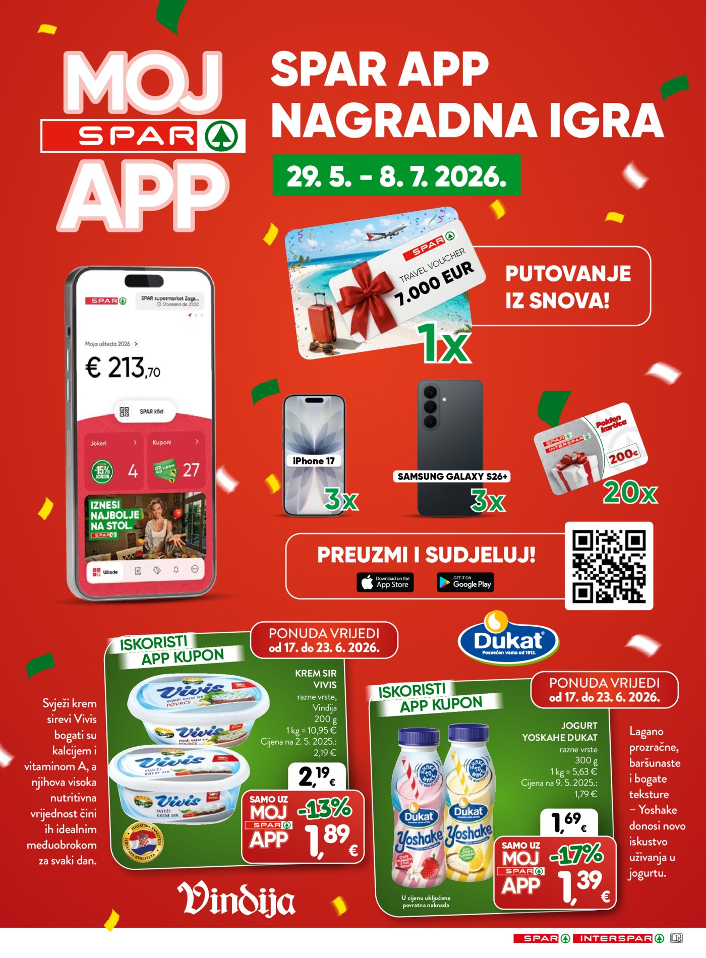 SPAR INTERSPAR katalog Akcija 17.06. - 23.06.2026.