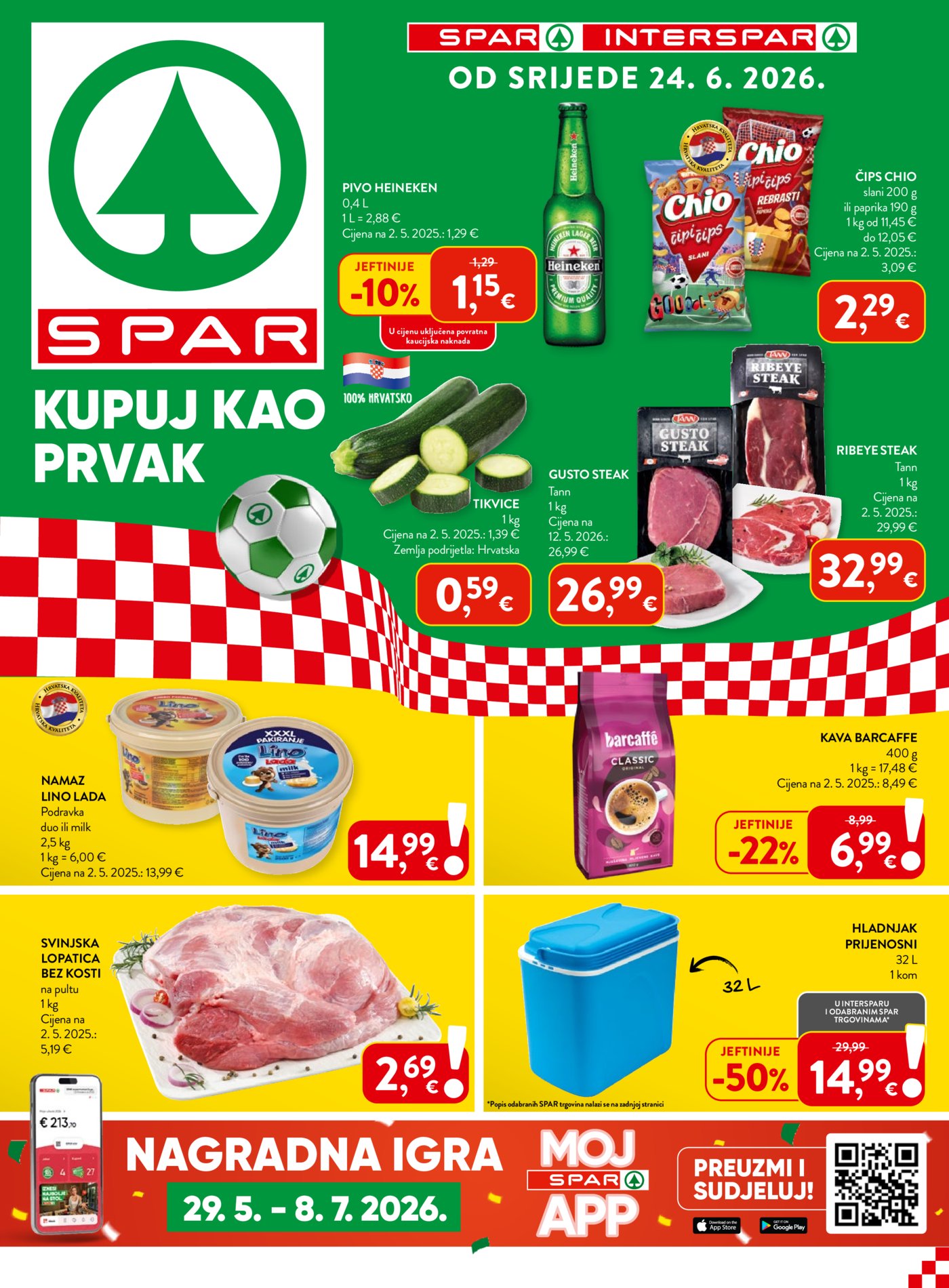 SPAR INTERSPAR katalog Akcija 24.06. - 30.06.2026.