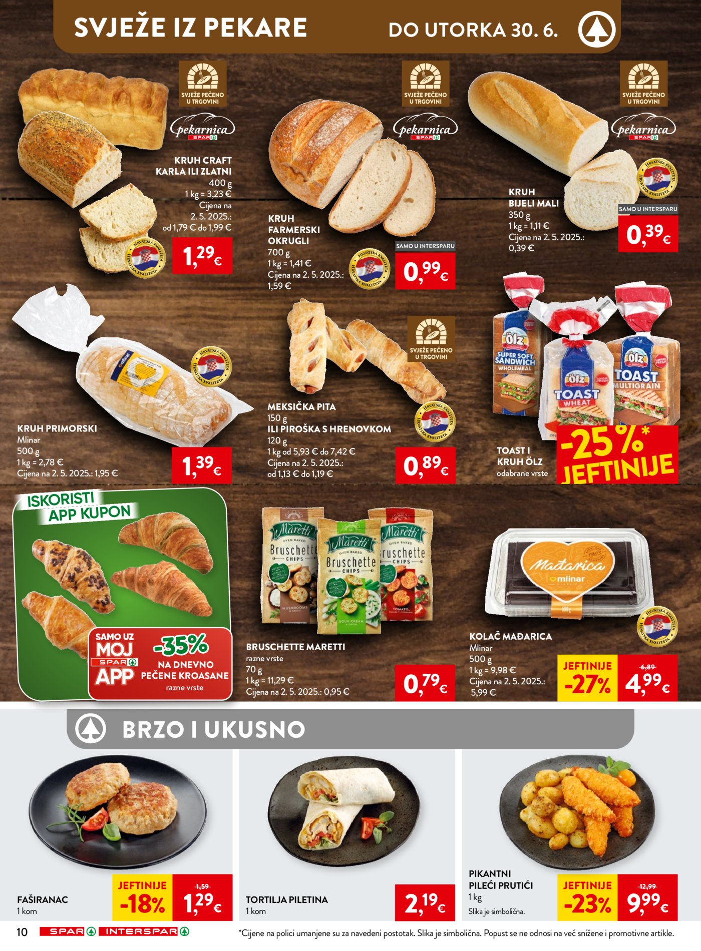SPAR INTERSPAR katalog Akcija 24.06. - 30.06.2026.