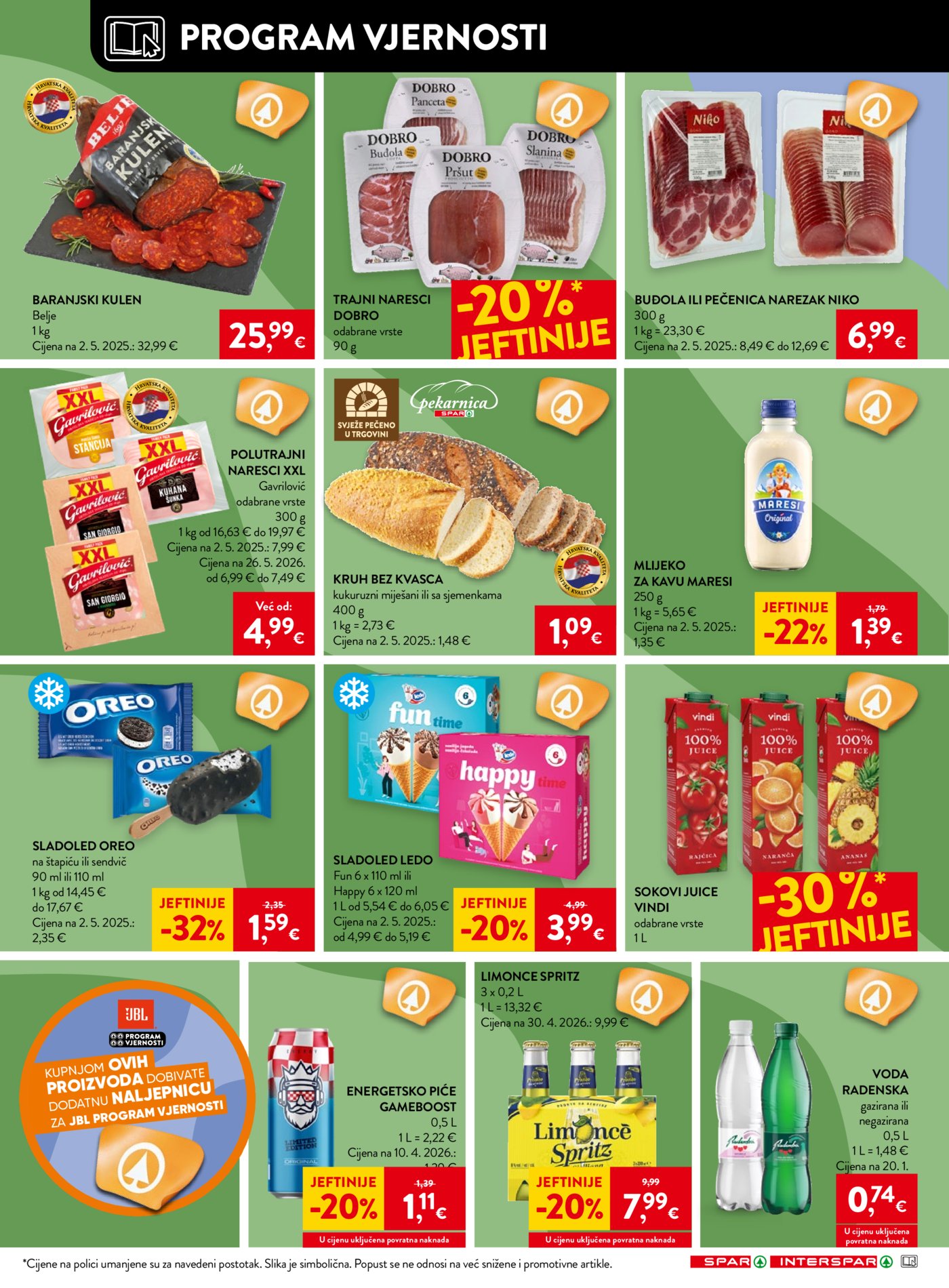 SPAR INTERSPAR katalog Akcija 24.06. - 30.06.2026.