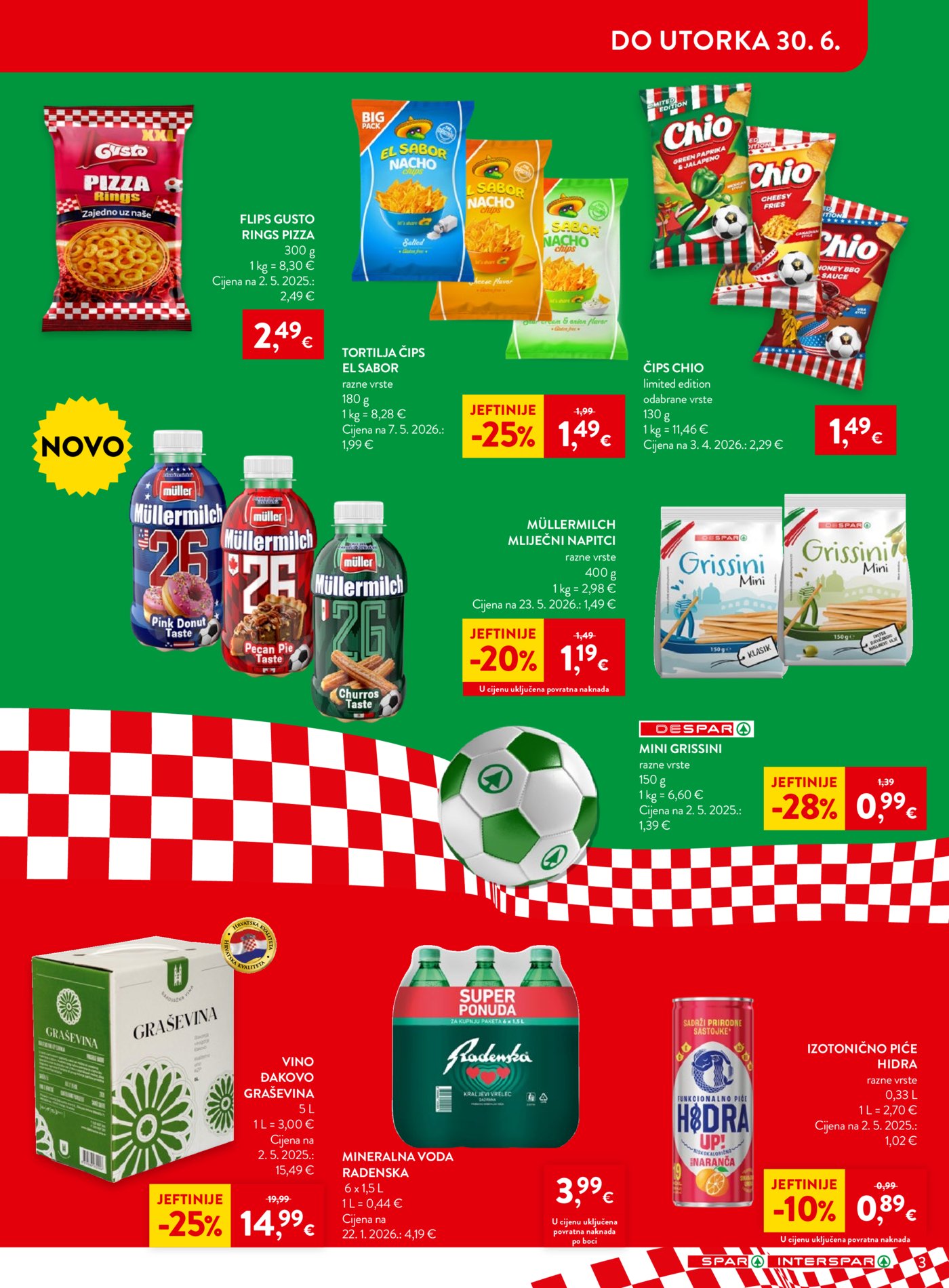 SPAR INTERSPAR katalog Akcija 24.06. - 30.06.2026.
