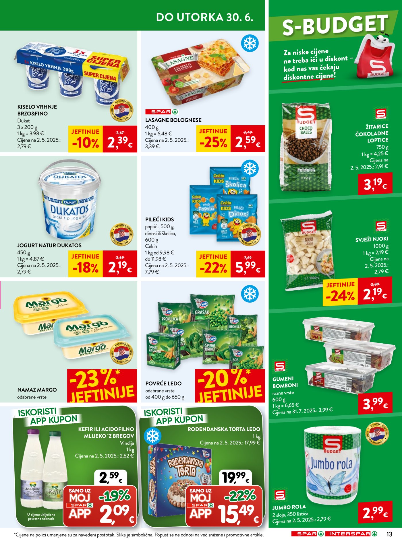 SPAR INTERSPAR katalog Akcija 24.06. - 30.06.2026.