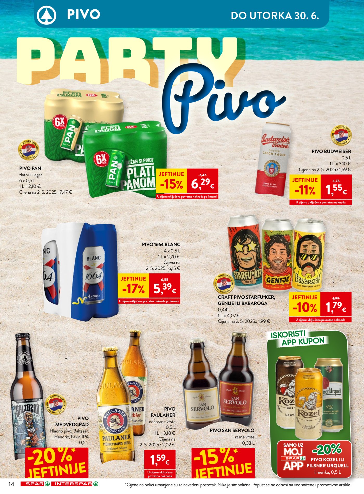 SPAR INTERSPAR katalog Akcija 24.06. - 30.06.2026.