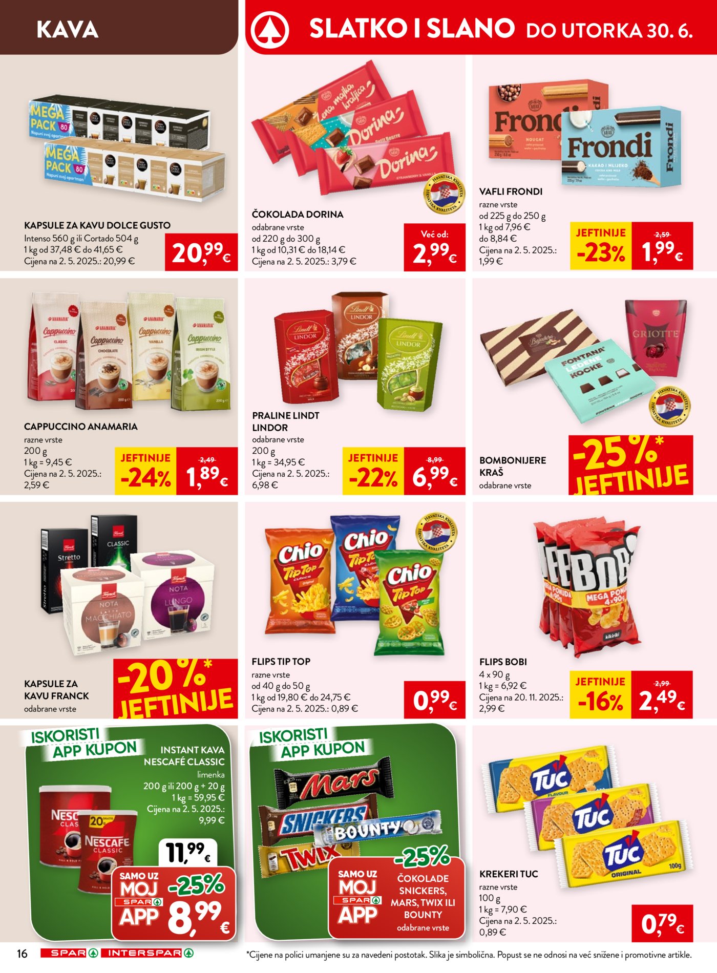 SPAR INTERSPAR katalog Akcija 24.06. - 30.06.2026.