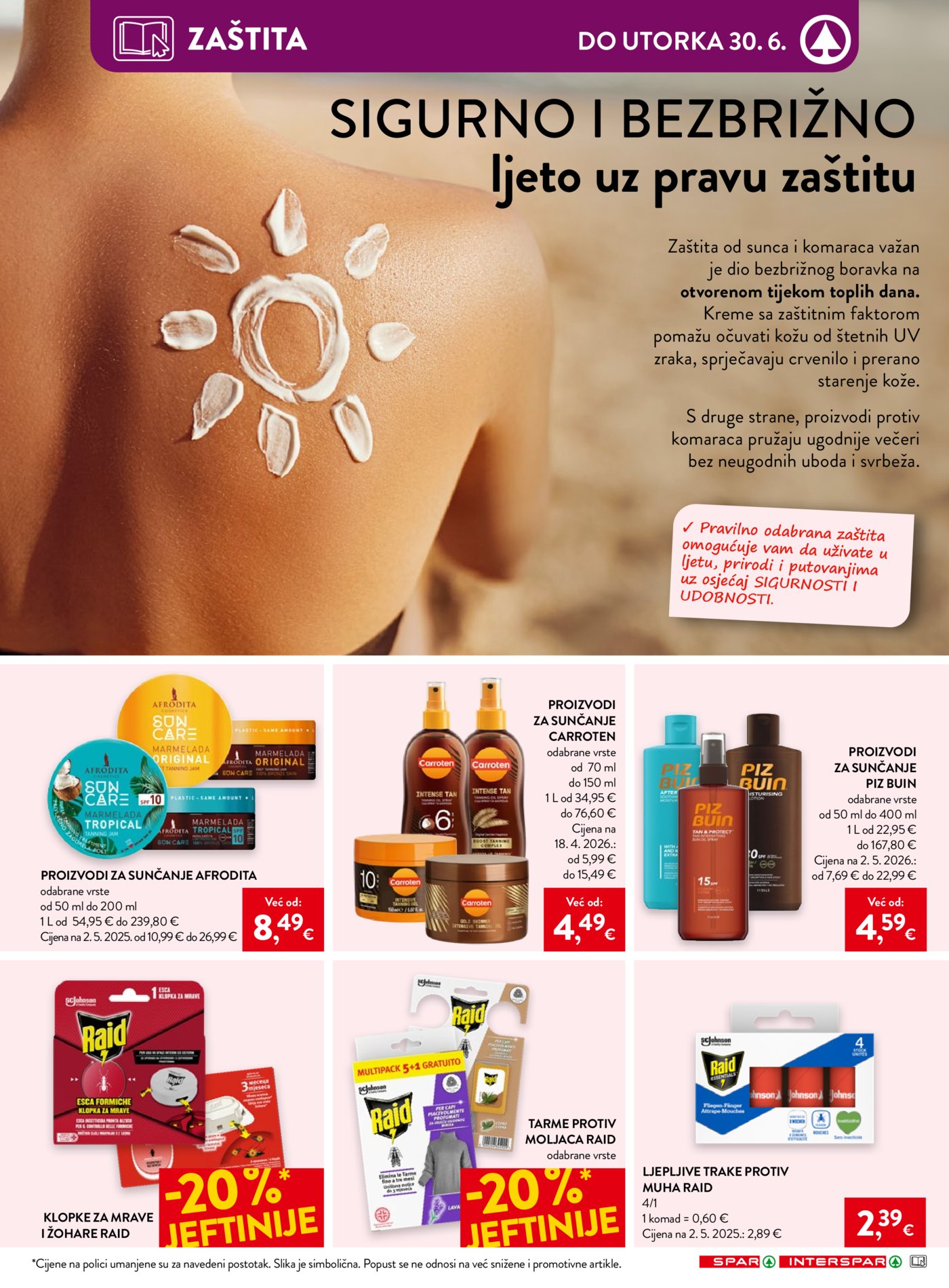SPAR INTERSPAR katalog Akcija 24.06. - 30.06.2026.