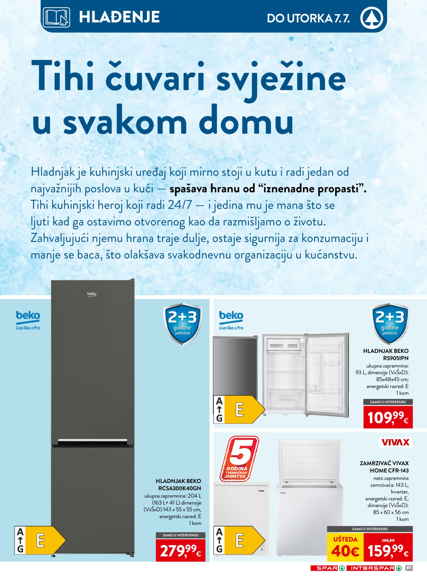 SPAR INTERSPAR katalog Akcija 24.06. - 30.06.2026.