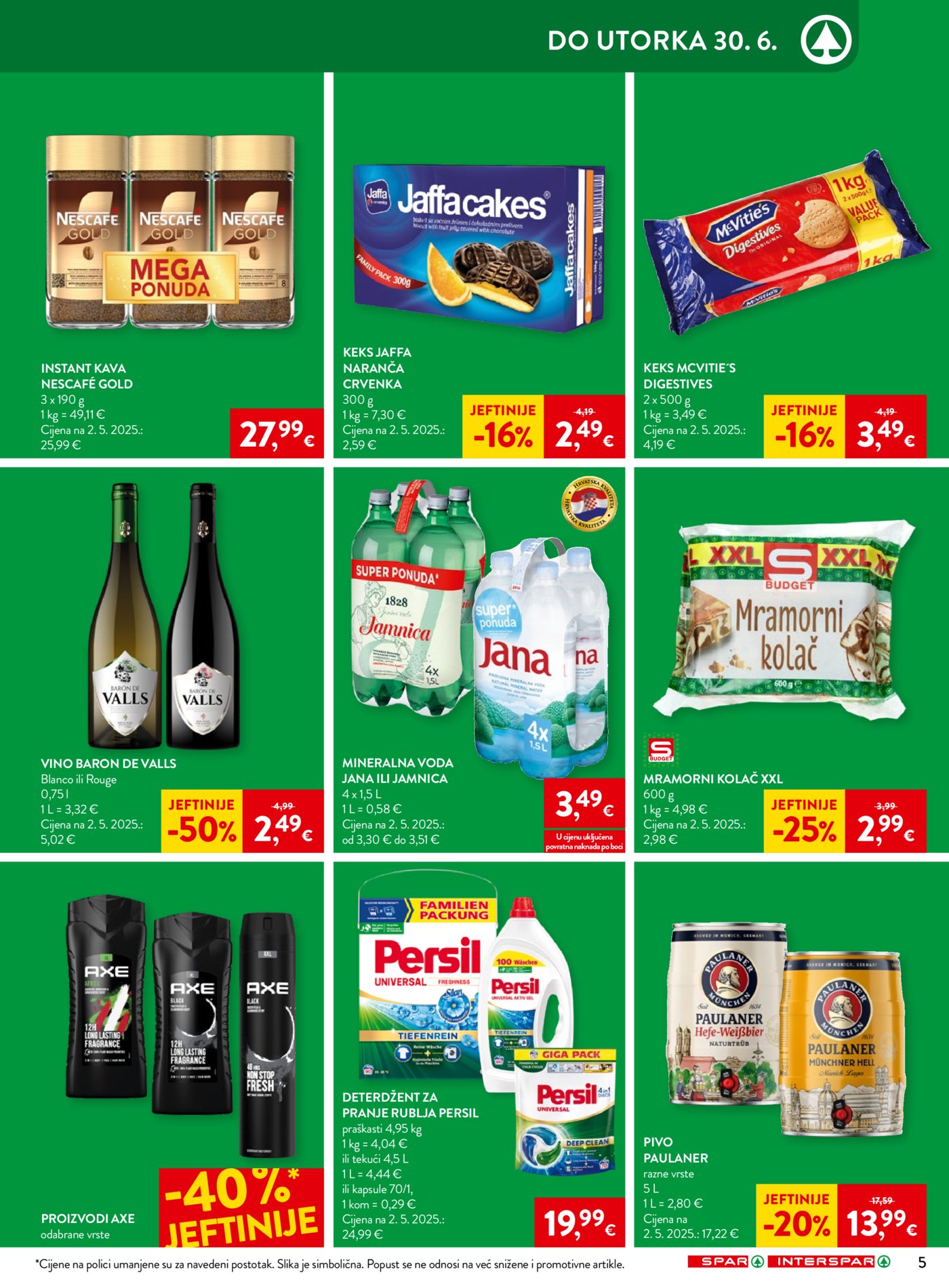 SPAR INTERSPAR katalog Akcija 24.06. - 30.06.2026.