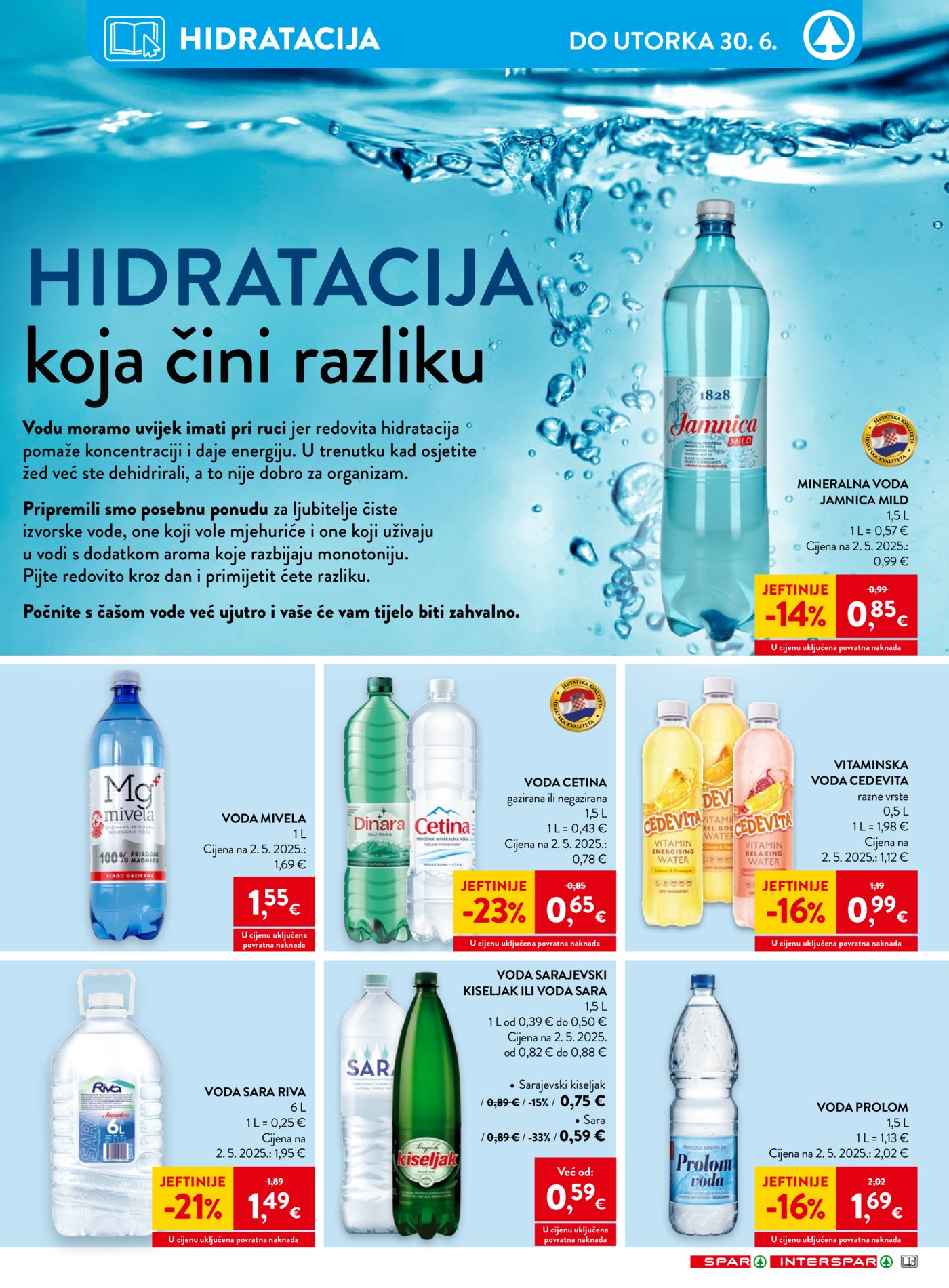 SPAR INTERSPAR katalog Akcija 24.06. - 30.06.2026.