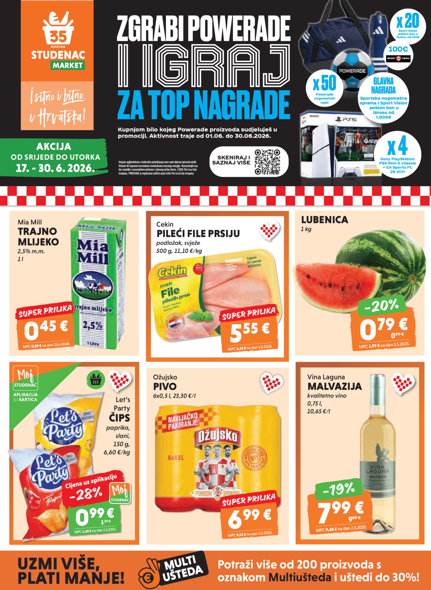Studenac Tjedni katalog Akcija 17.06. - 30.06.2026.