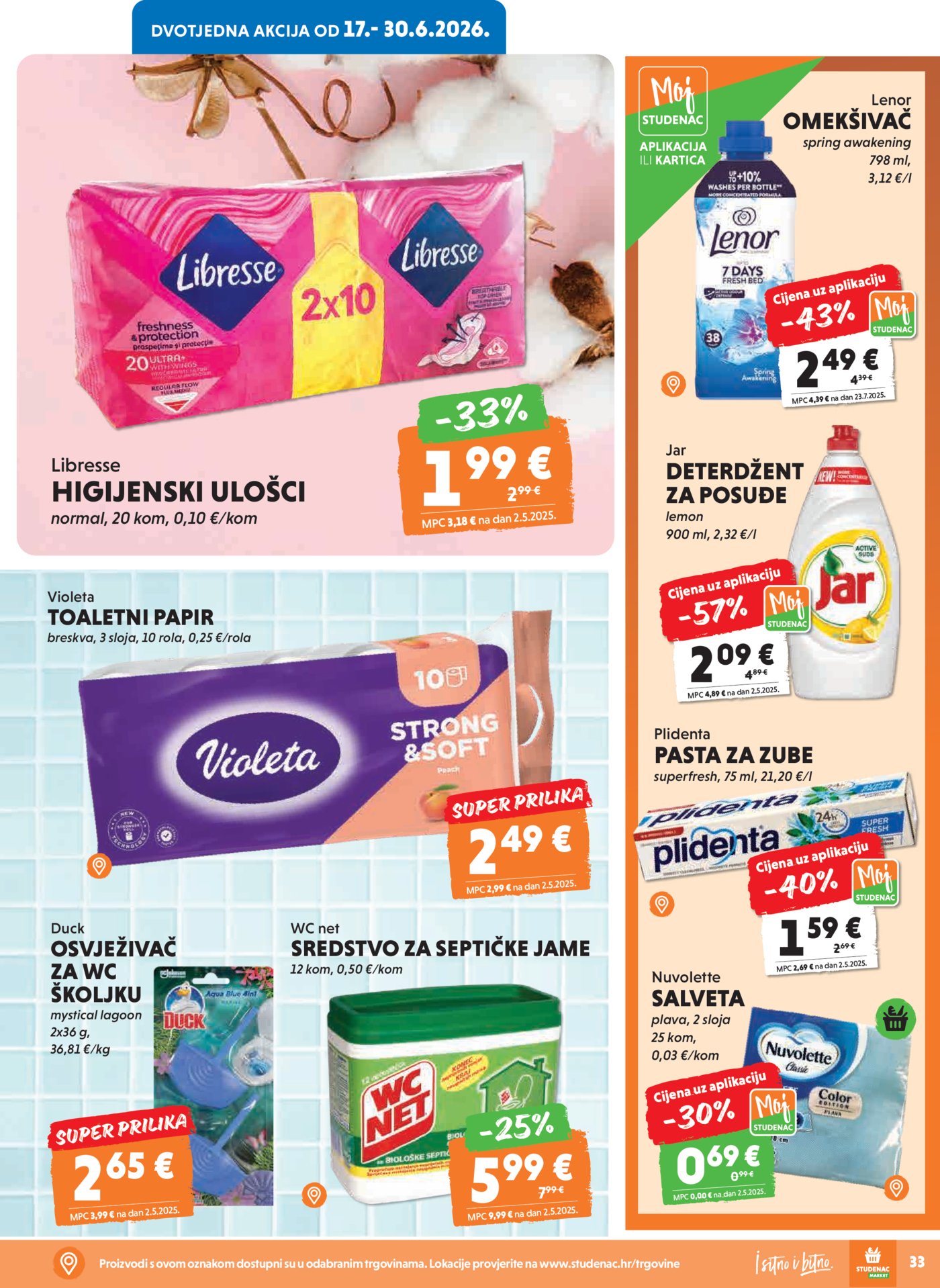 Studenac Tjedni katalog Akcija 17.06. - 30.06.2026.