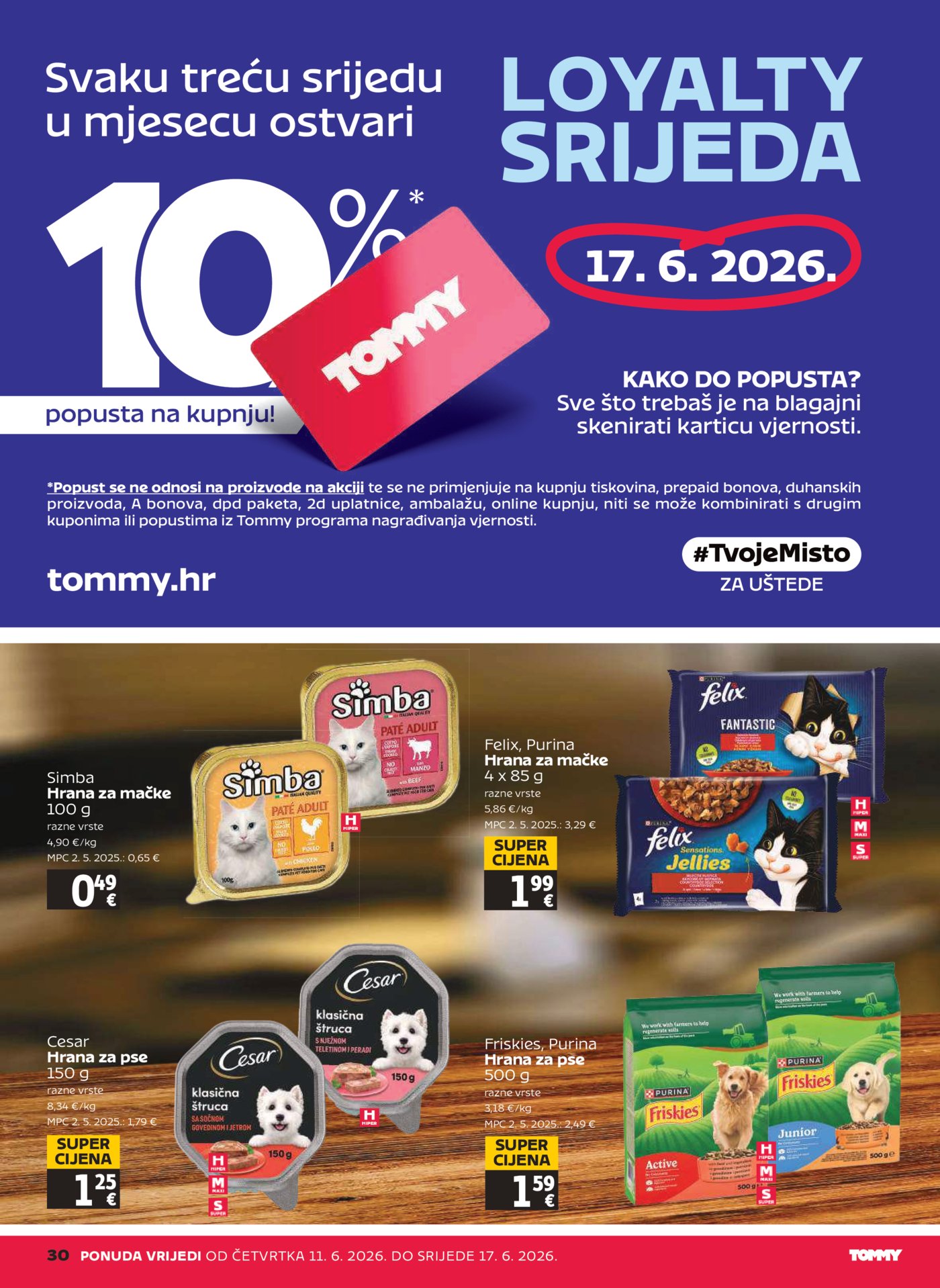 Tommy katalog Akcija 11.06. - 17.06.2026.