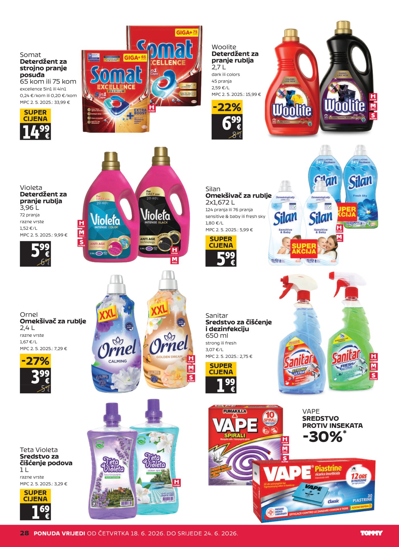 Tommy katalog Akcija 18.06.-24.06.2026.