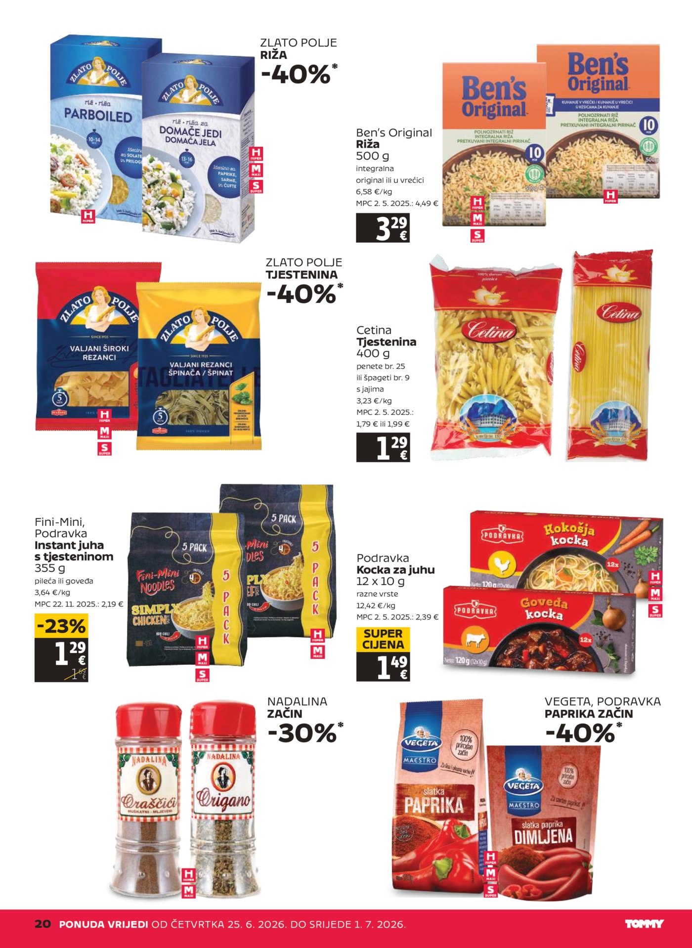 Tommy katalog Akcija 25.06.-01.07.2026.