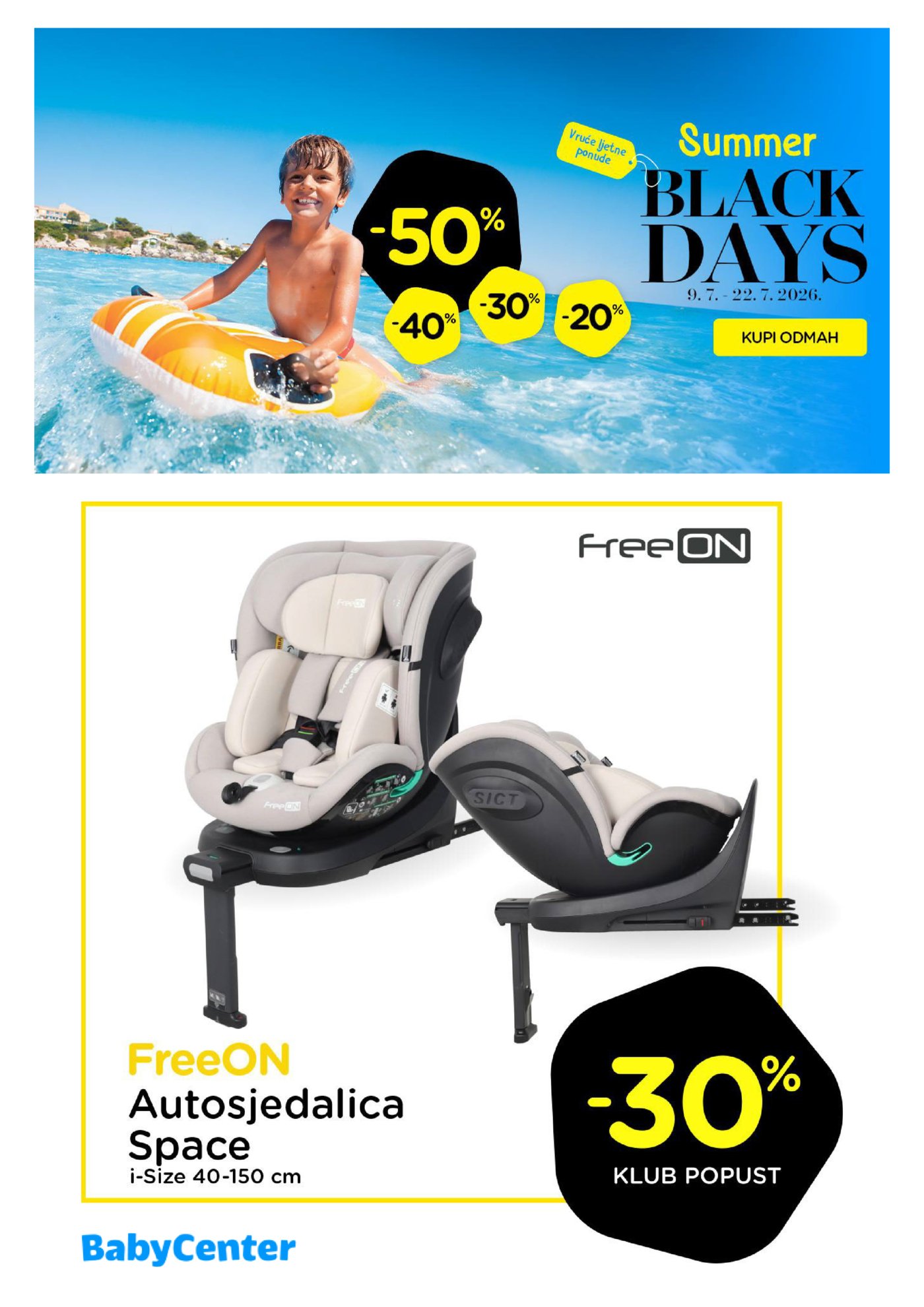 Baby Center Ljetni katalog 09.07.-22.07.2026.