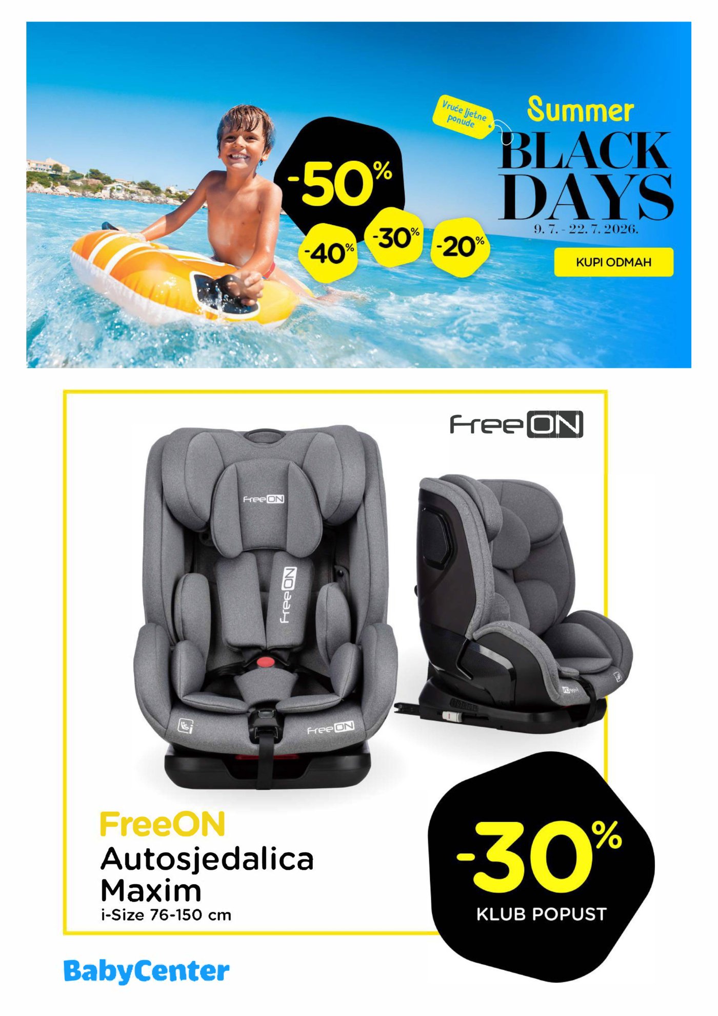 Baby Center Ljetni katalog 09.07.-22.07.2026.