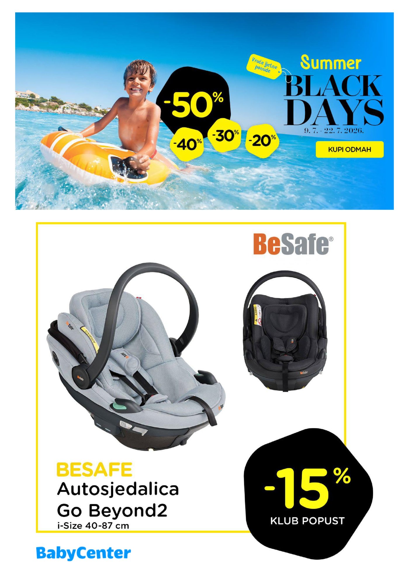 Baby Center Ljetni katalog 09.07.-22.07.2026.
