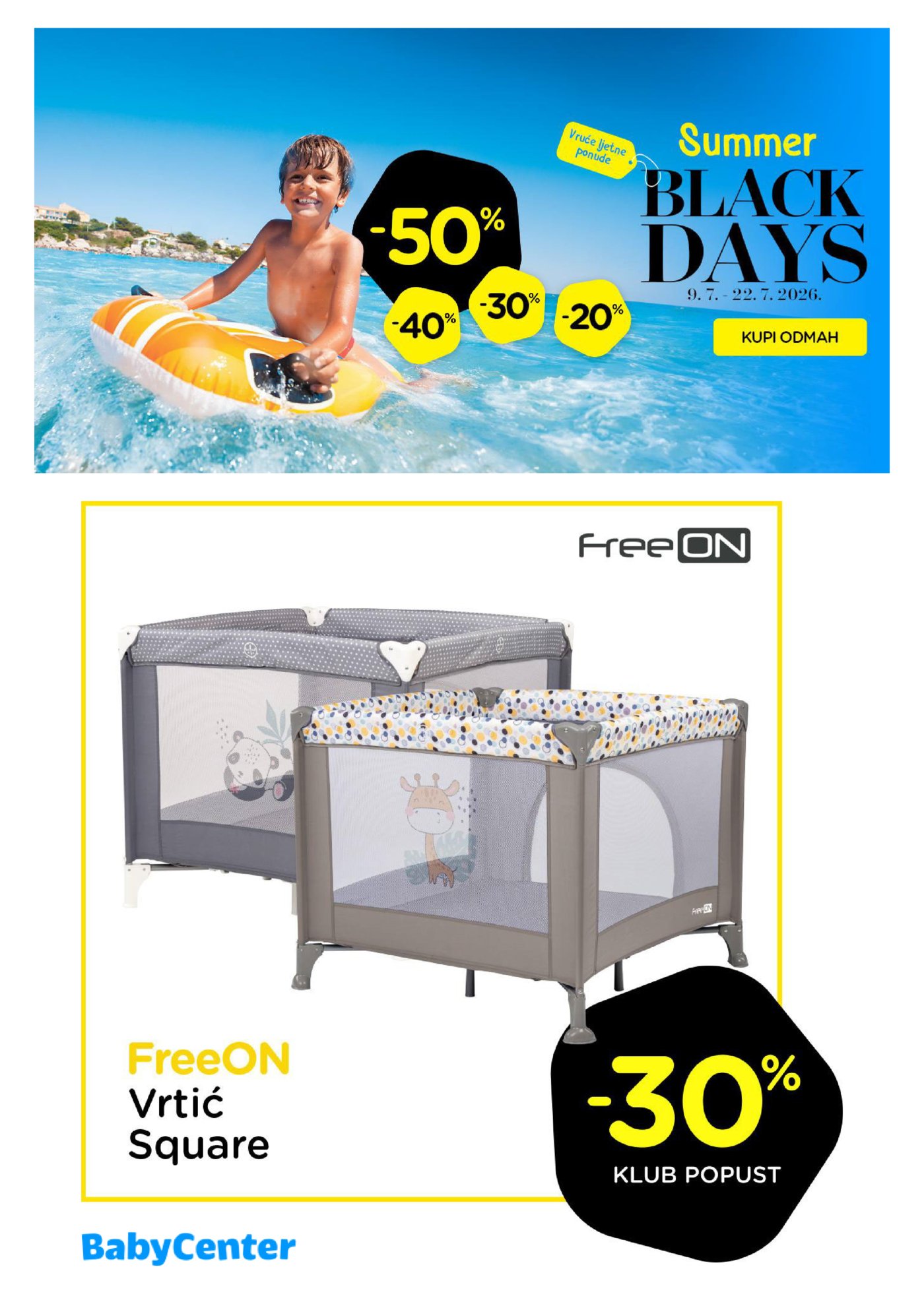 Baby Center Ljetni katalog 09.07.-22.07.2026.