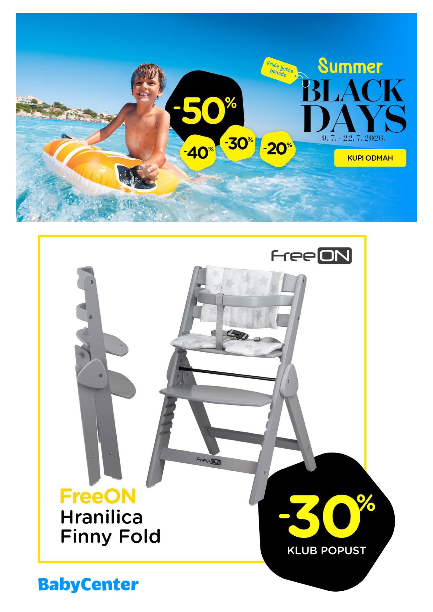 Baby Center Ljetni katalog 09.07.-22.07.2026.