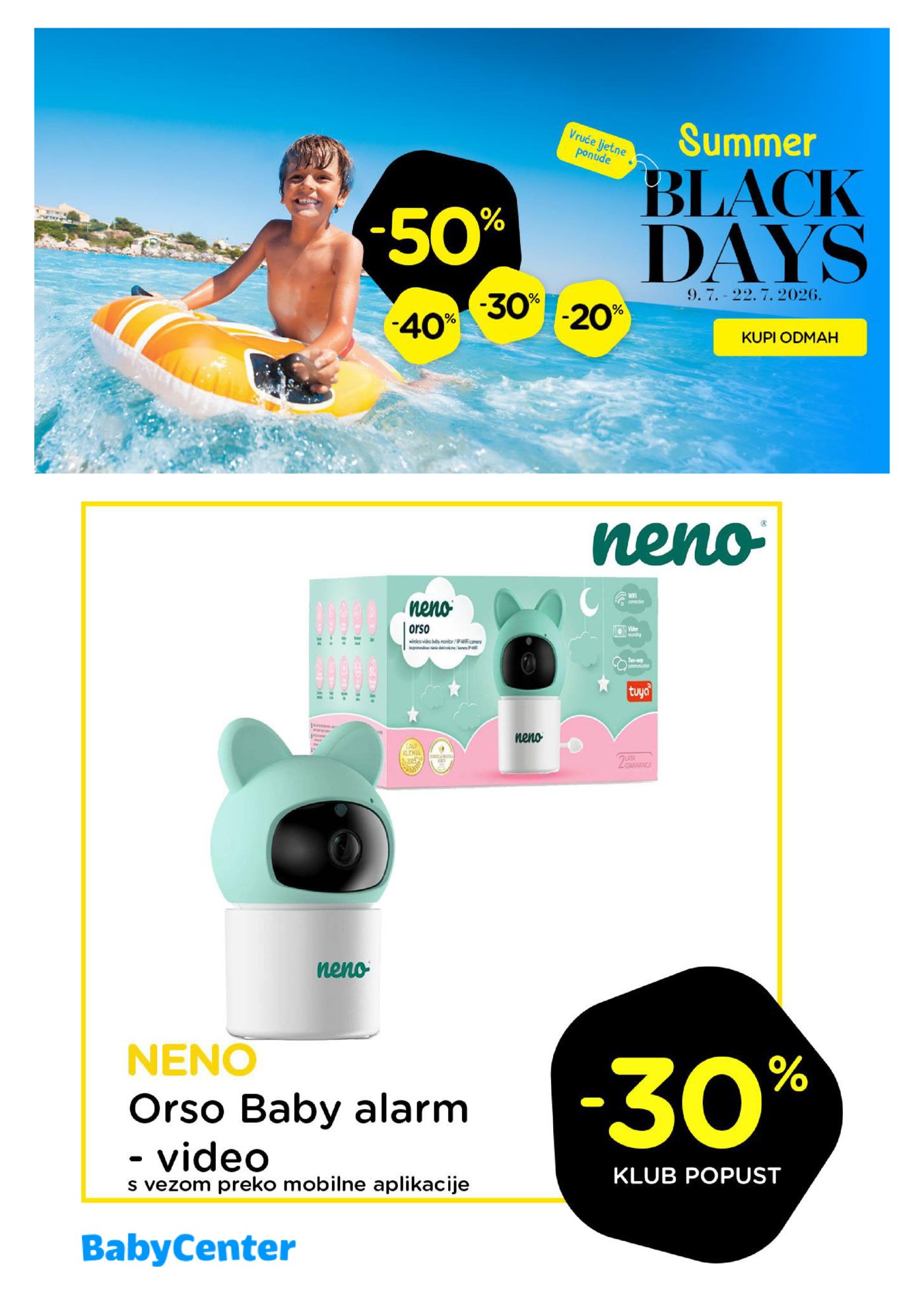 Baby Center Ljetni katalog 09.07.-22.07.2026.