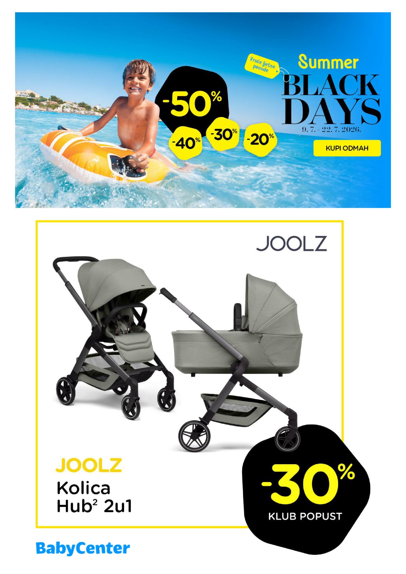 Baby Center Ljetni katalog 09.07.-22.07.2026.