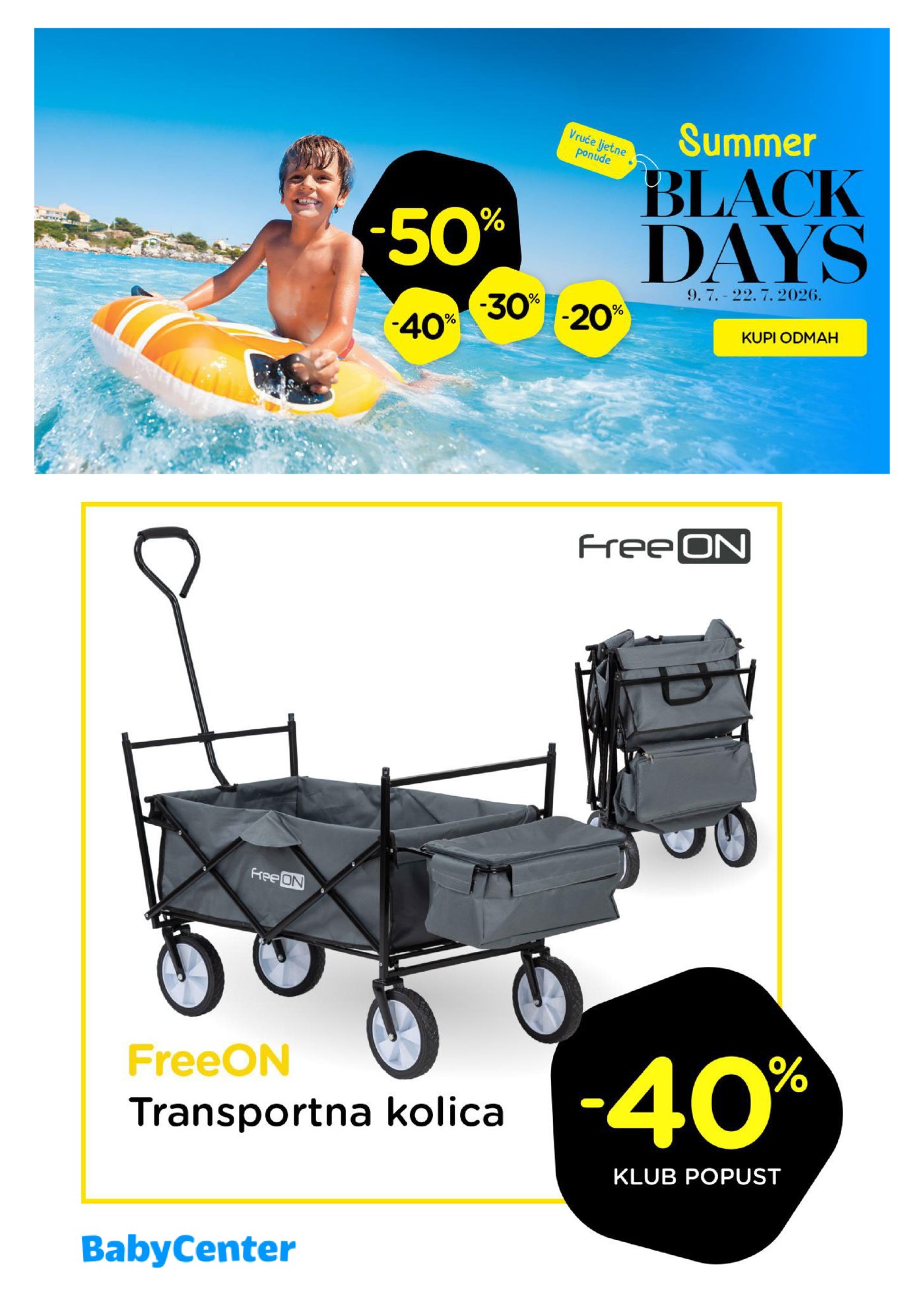 Baby Center Ljetni katalog 09.07.-22.07.2026.