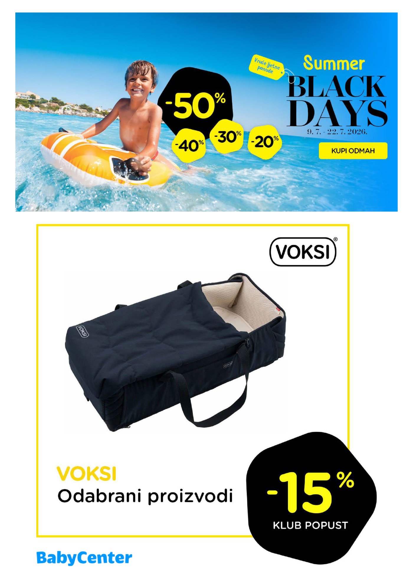 Baby Center Ljetni katalog 09.07.-22.07.2026.