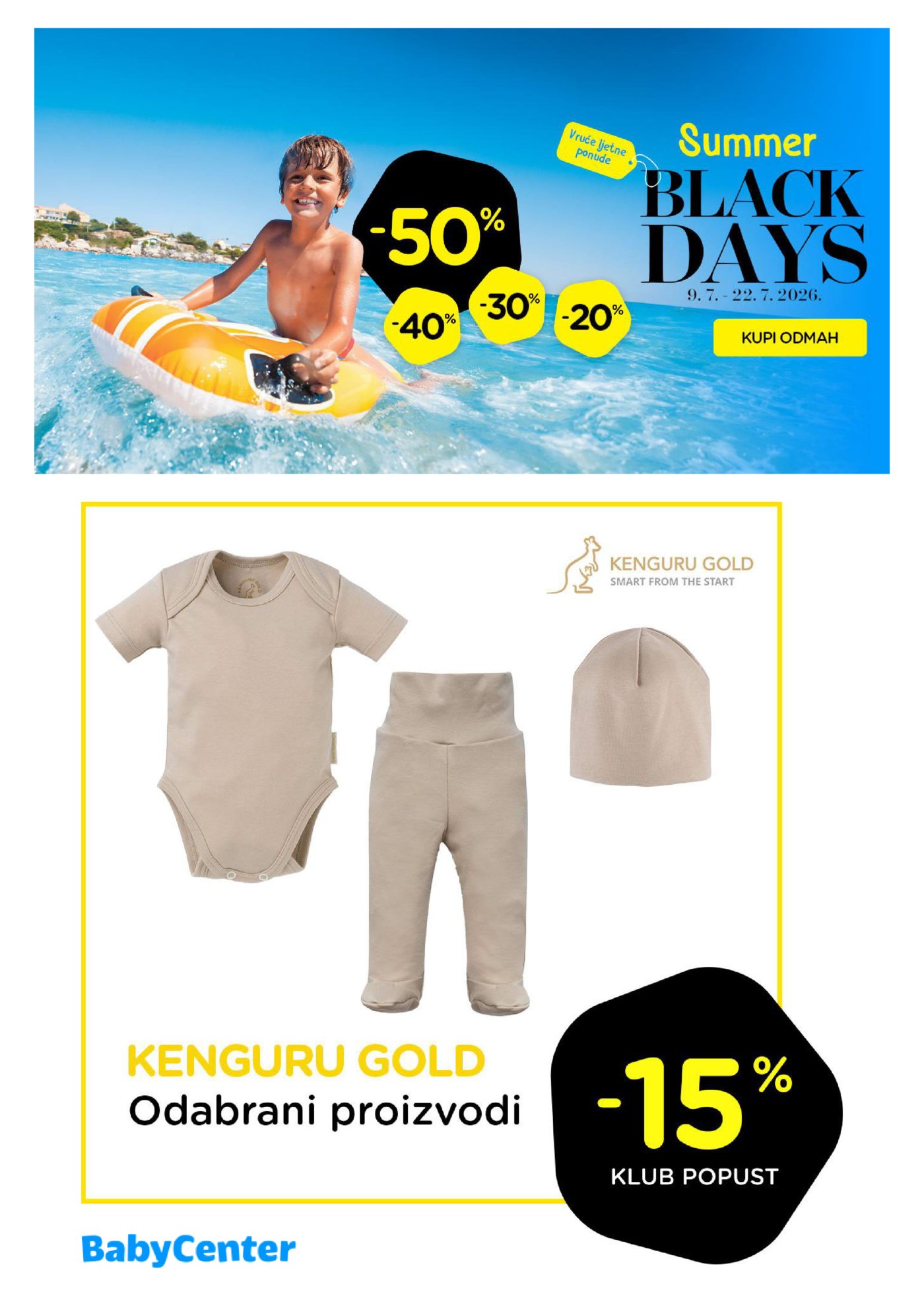 Baby Center Ljetni katalog 09.07.-22.07.2026.