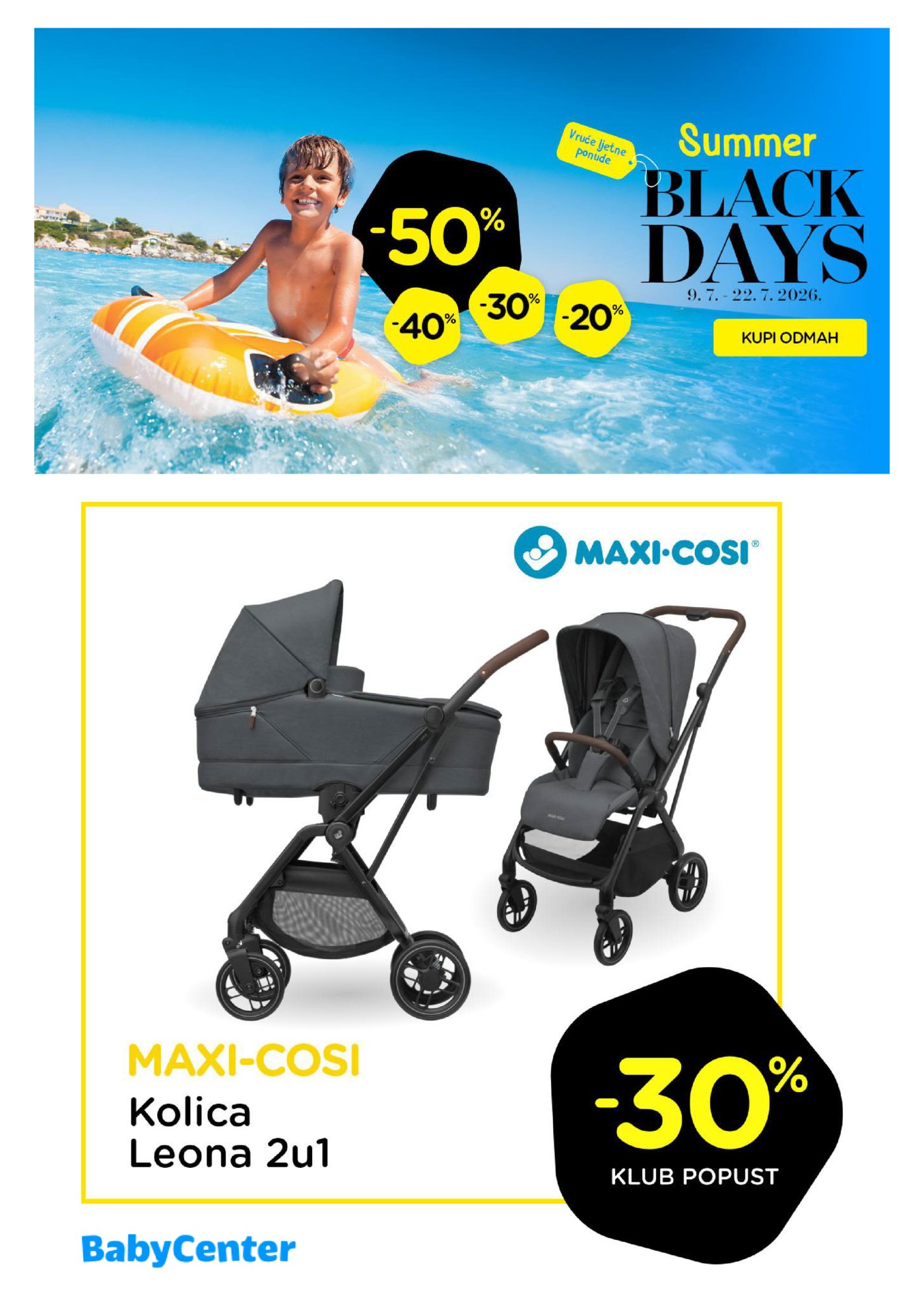 Baby Center Ljetni katalog 09.07.-22.07.2026.