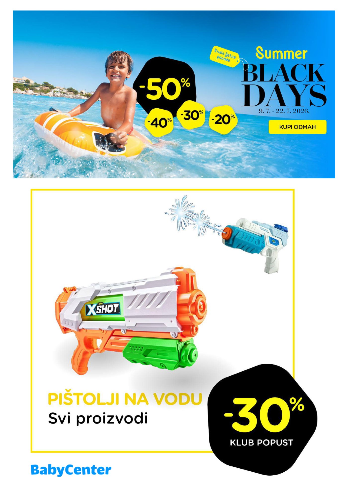 Baby Center Ljetni katalog 09.07.-22.07.2026.