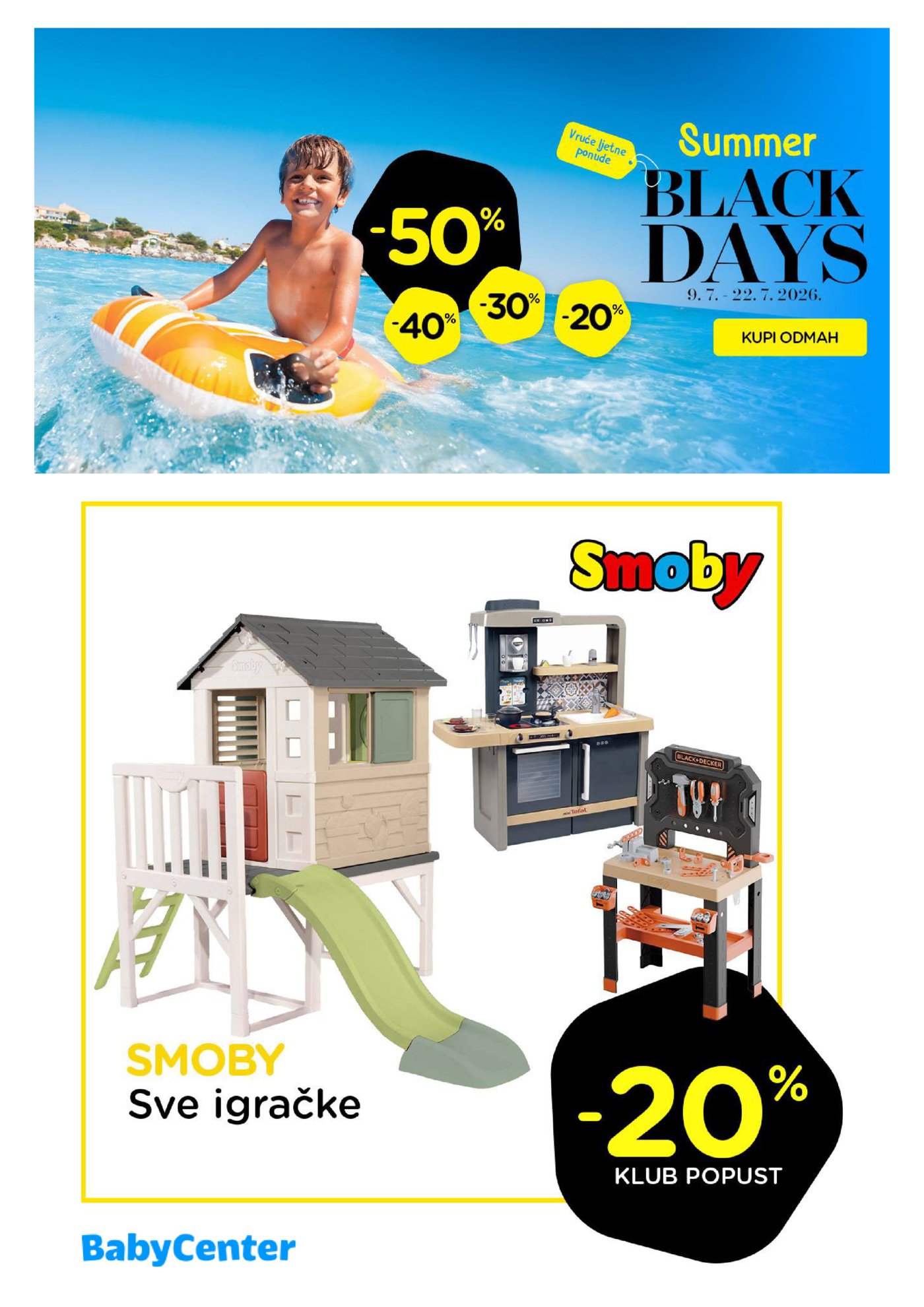 Baby Center Ljetni katalog 09.07.-22.07.2026.