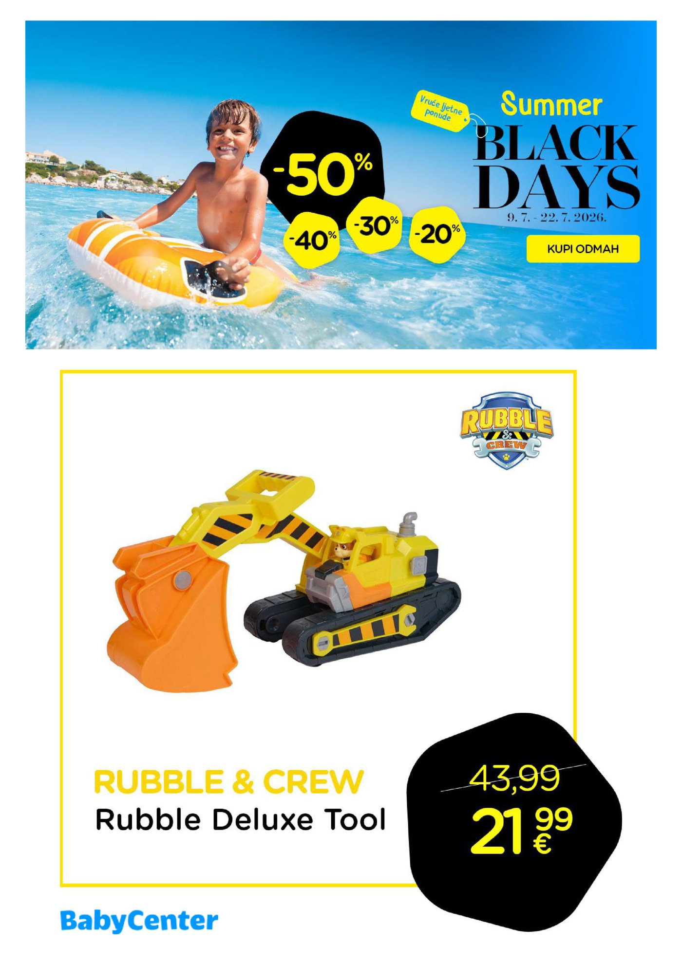 Baby Center Ljetni katalog 09.07.-22.07.2026.