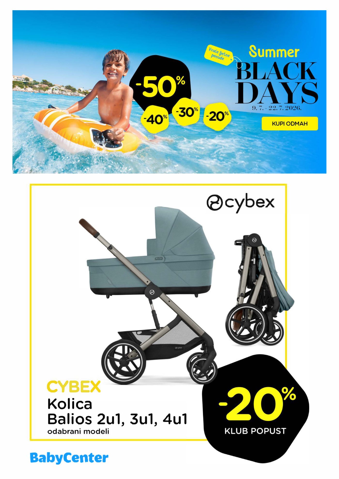 Baby Center Ljetni katalog 09.07.-22.07.2026.