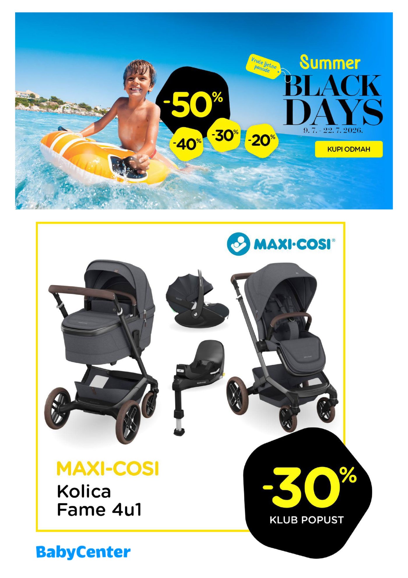 Baby Center Ljetni katalog 09.07.-22.07.2026.