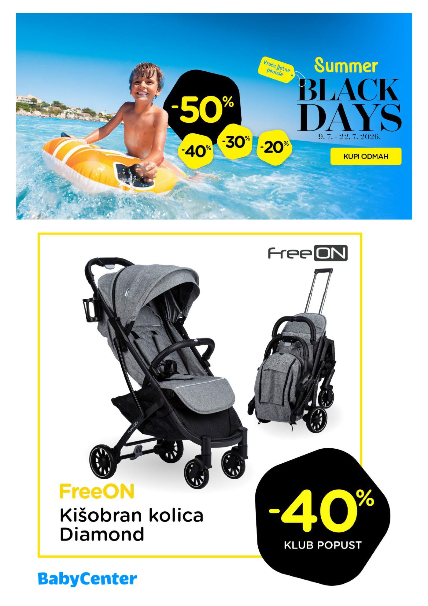 Baby Center Ljetni katalog 09.07.-22.07.2026.