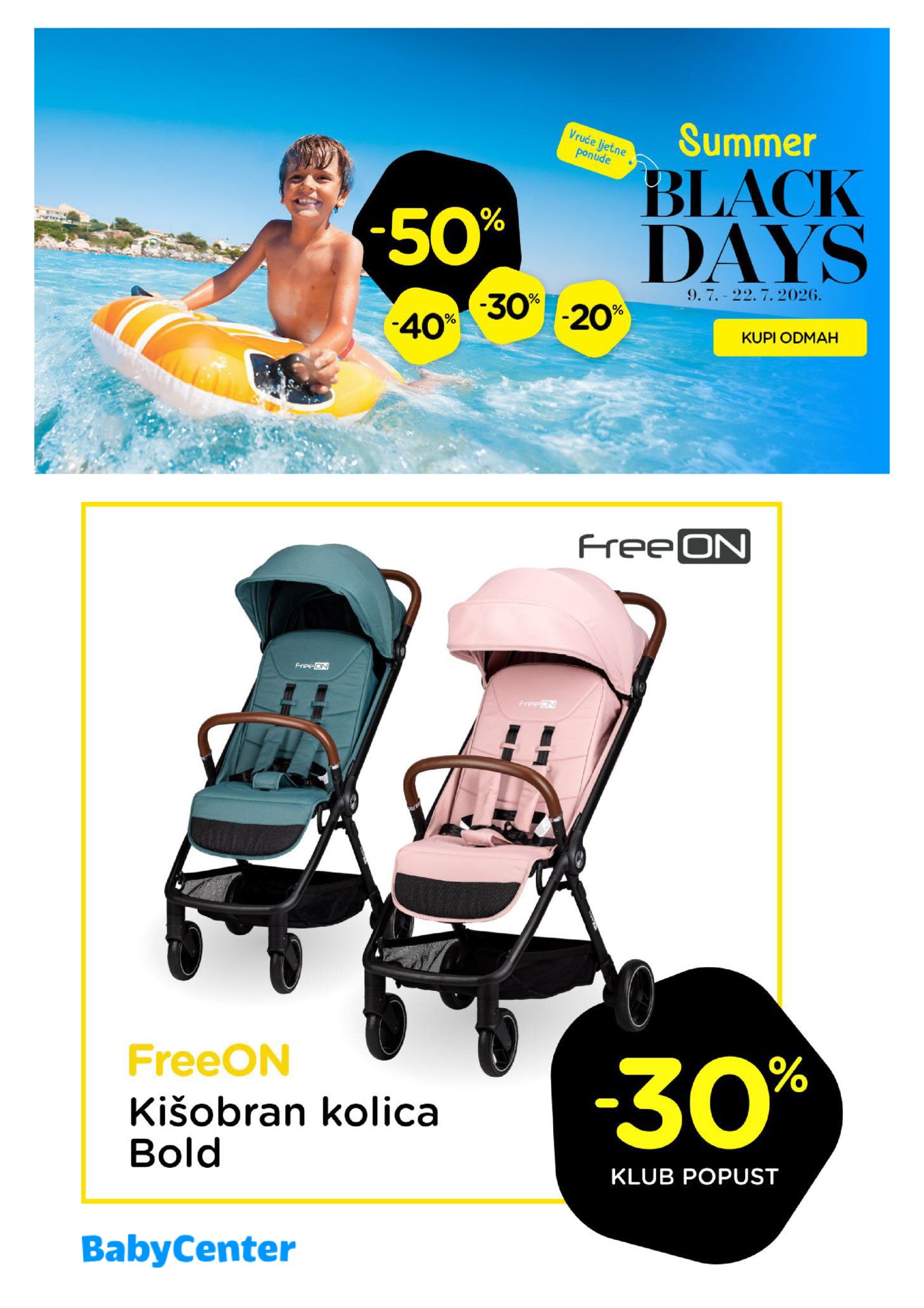 Baby Center Ljetni katalog 09.07.-22.07.2026.