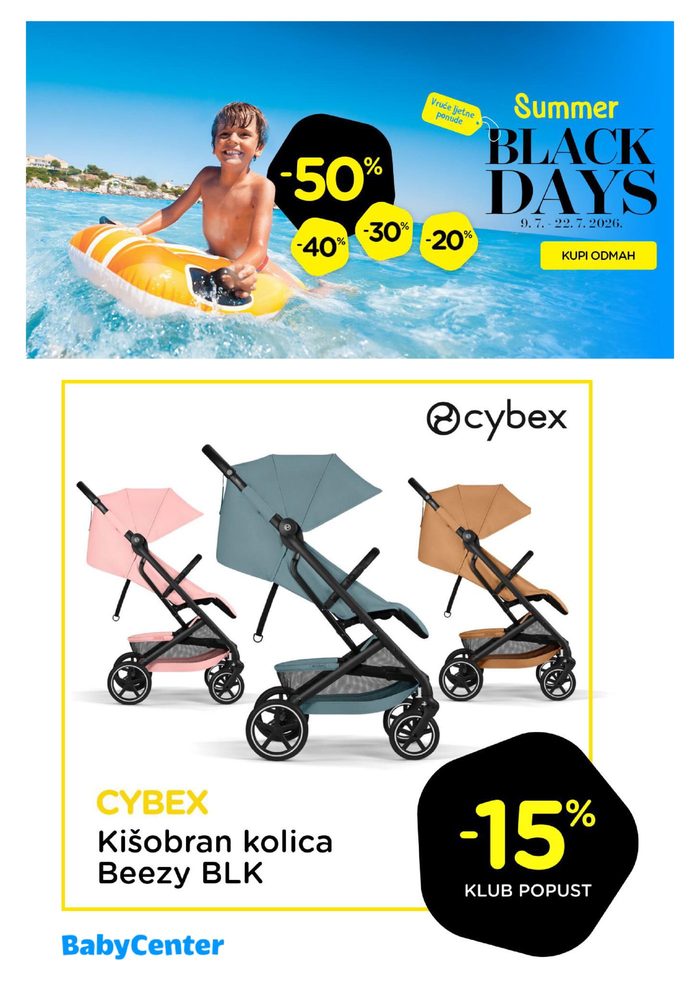 Baby Center Ljetni katalog 09.07.-22.07.2026.