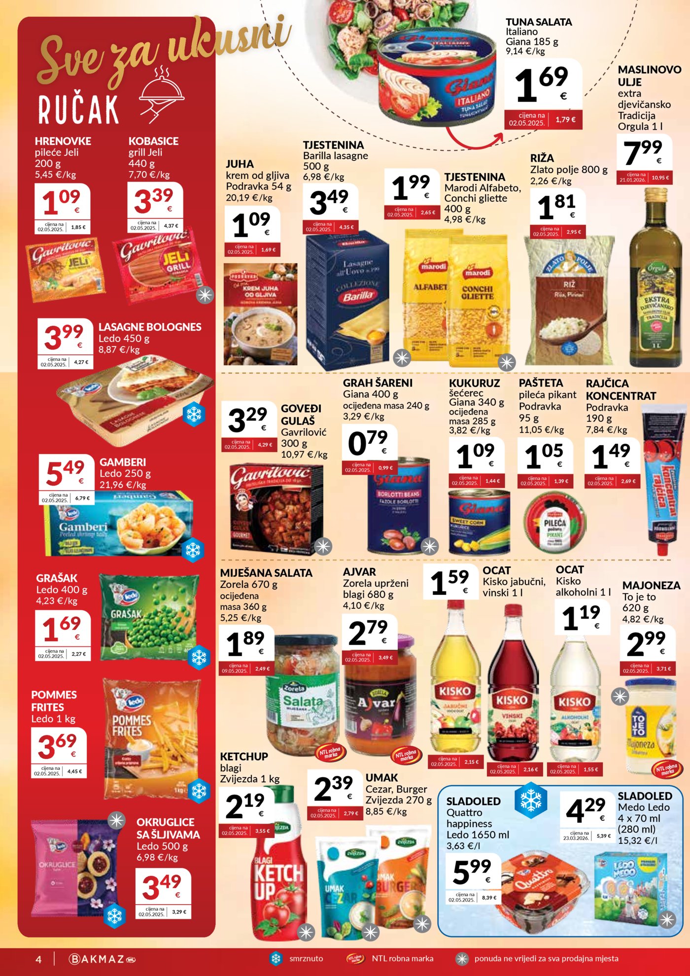 Bakmaz katalog Akcija 08.07 - 14.08.2026.