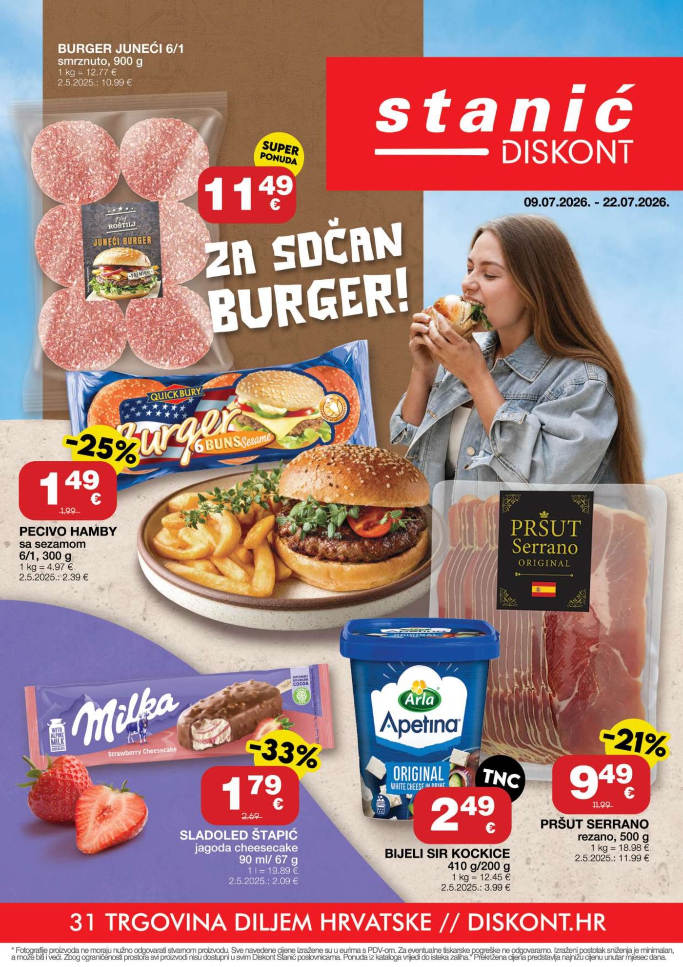 Diskont Stanić katalog Akcija 09.07. - 22.07.2026.