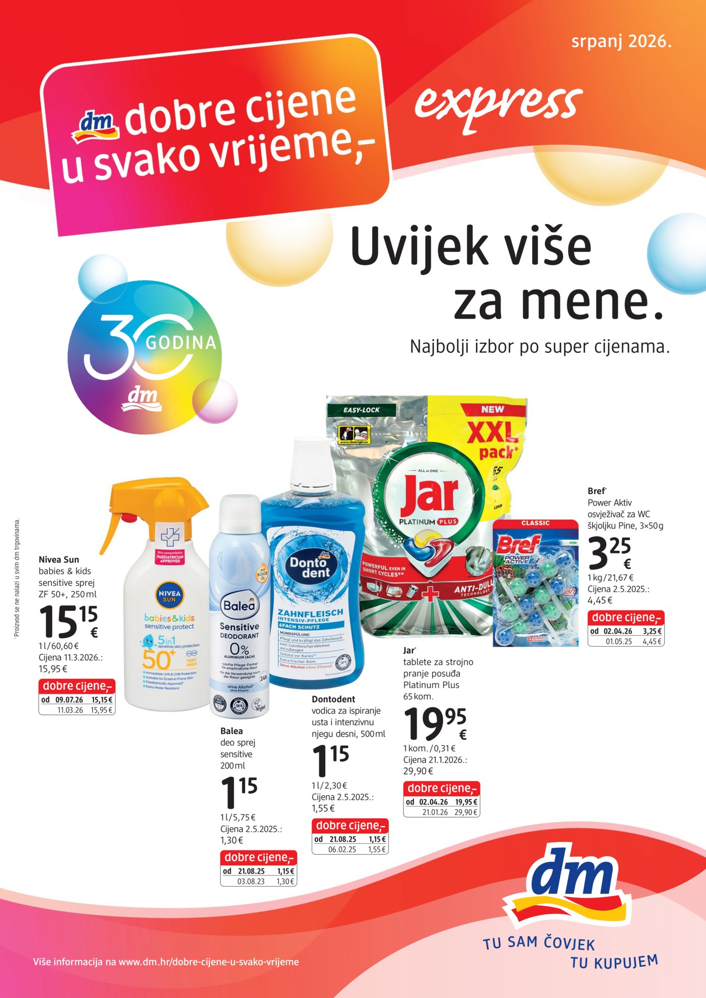 dm katalog Akcije Express 16.07. - 31.07.2026.