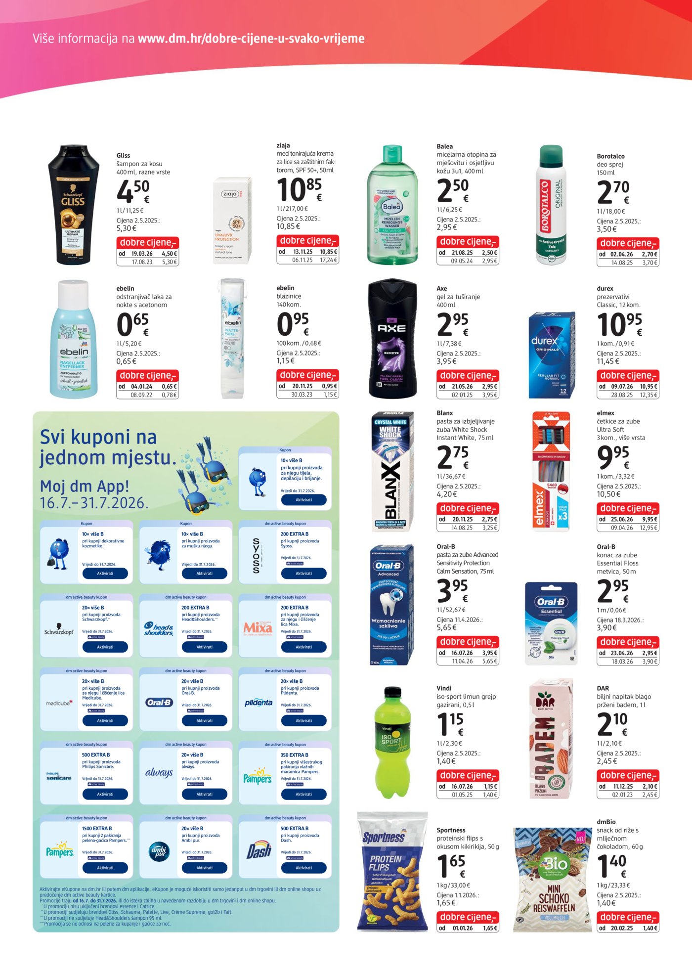 dm katalog Akcije Express 16.07. - 31.07.2026.