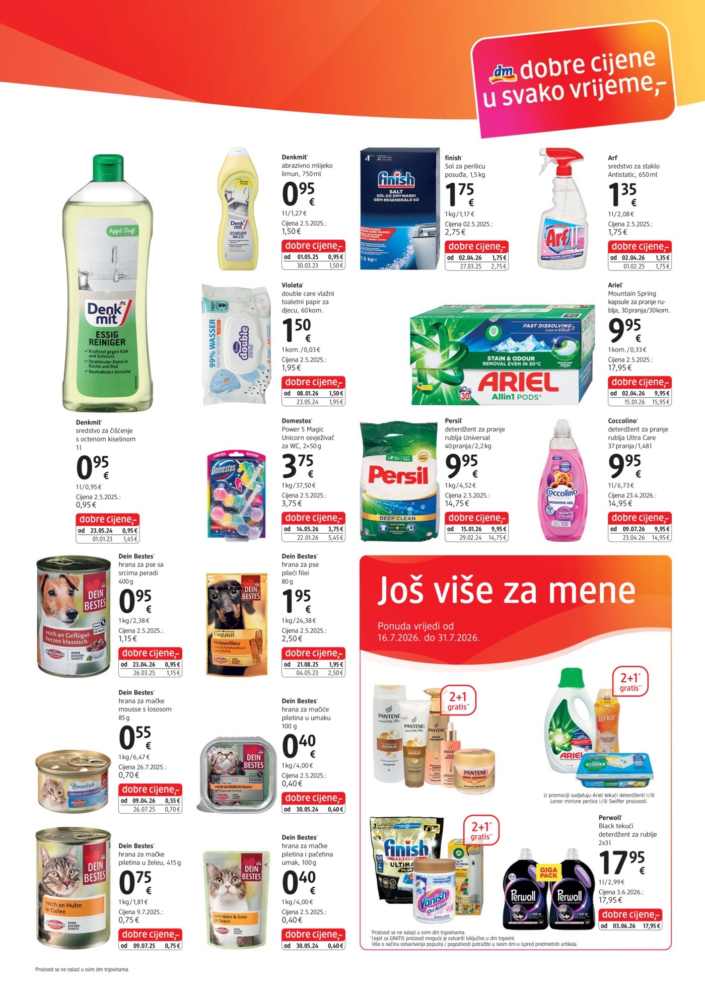 dm katalog Akcije Express 16.07. - 31.07.2026.
