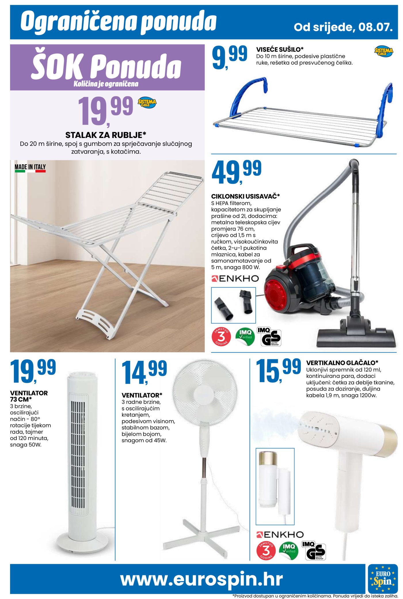 Eurospin katalog Pametna kupnja 08.07. - 14.07.2026.