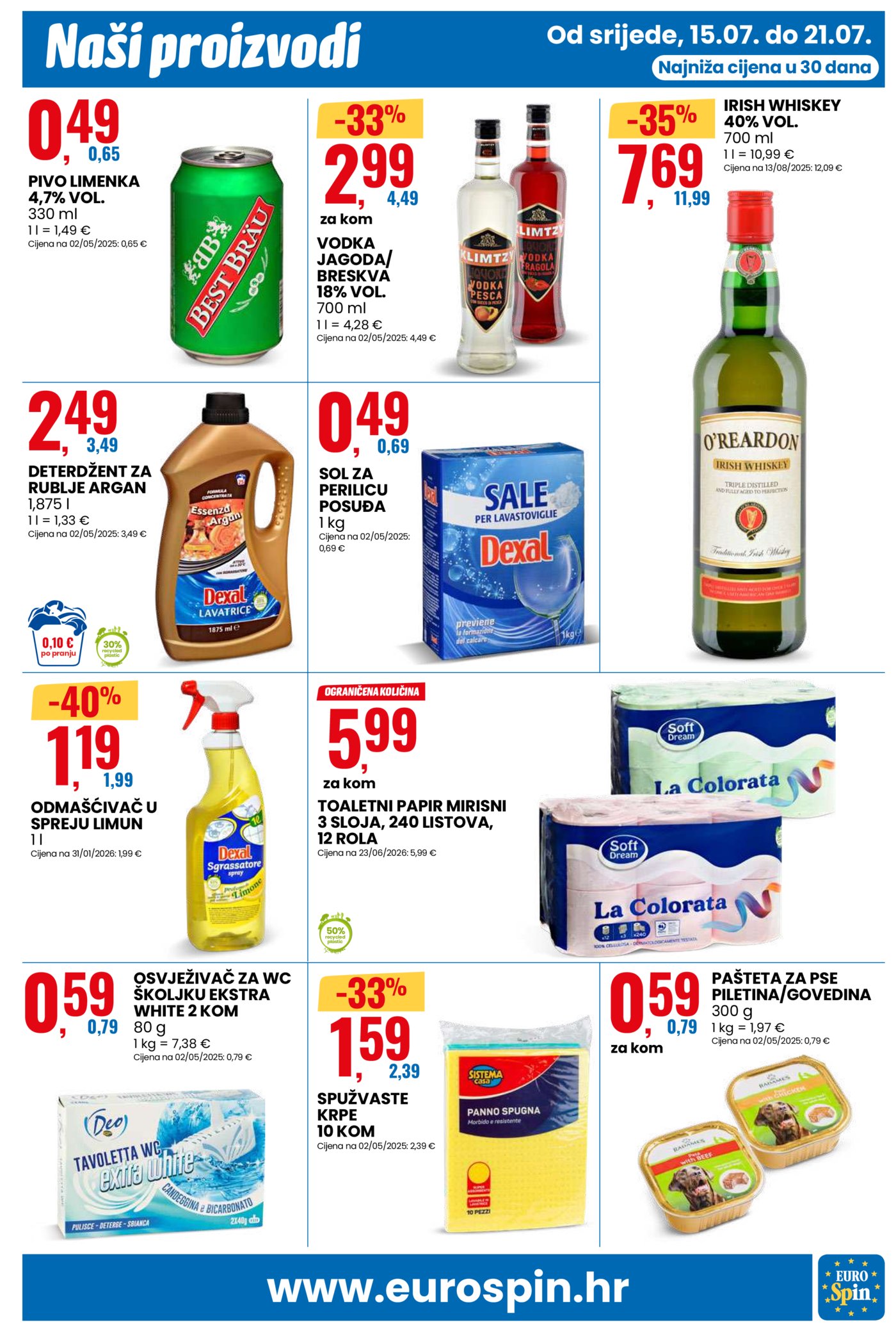 Eurospin katalog Pametna kupnja 15.07. - 21.07.2026.