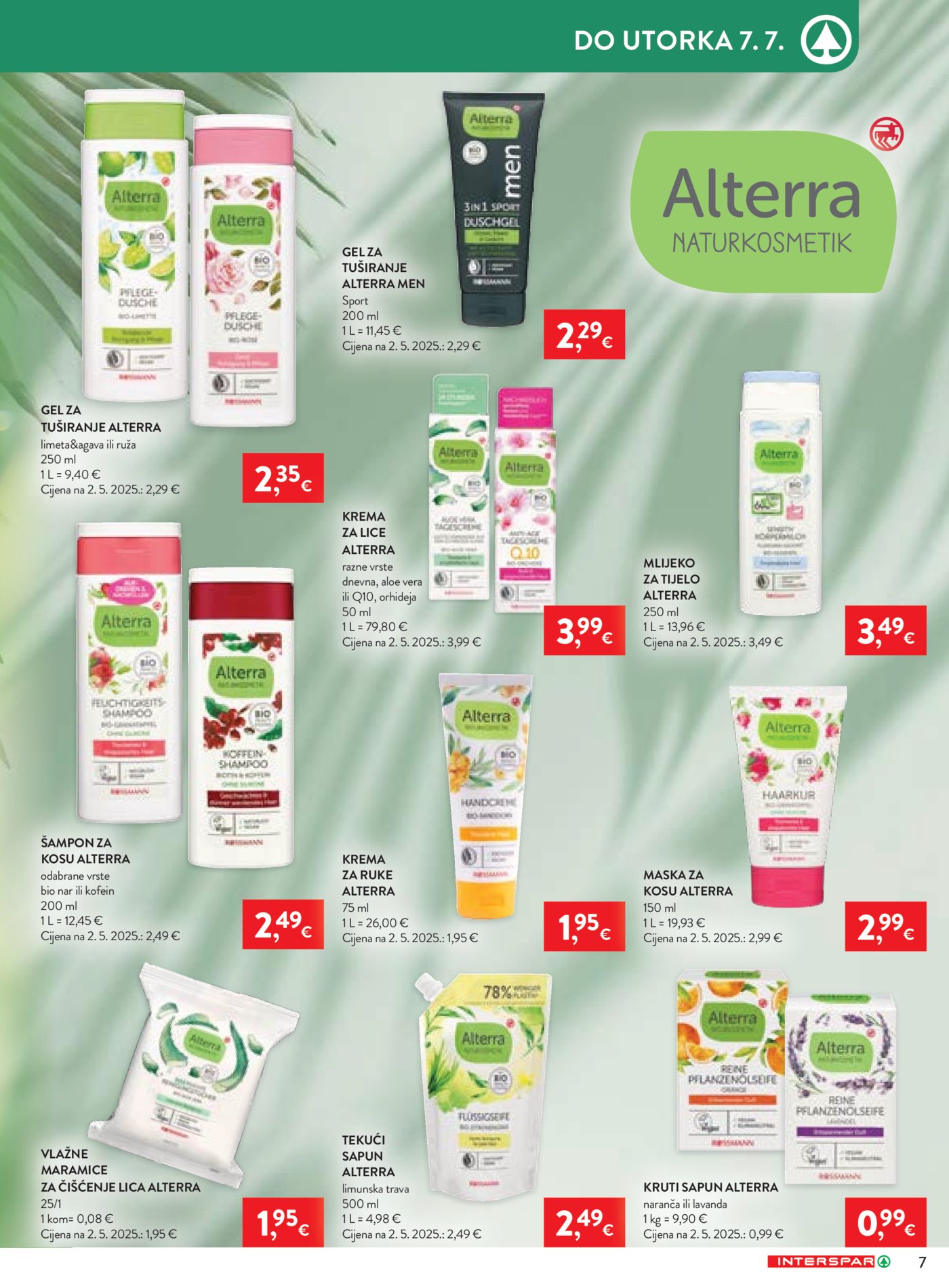 Interspar katalog Akcija 01.07. - 14.07.2026.