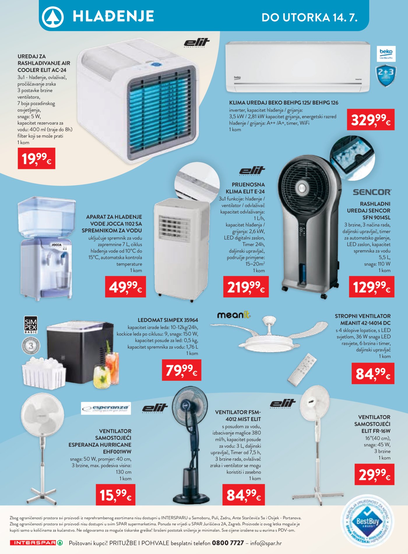 Interspar katalog Akcija 01.07. - 14.07.2026.